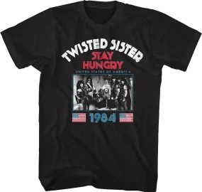 1984 Stay Hungry Tour Twisted Sister T-Shirt