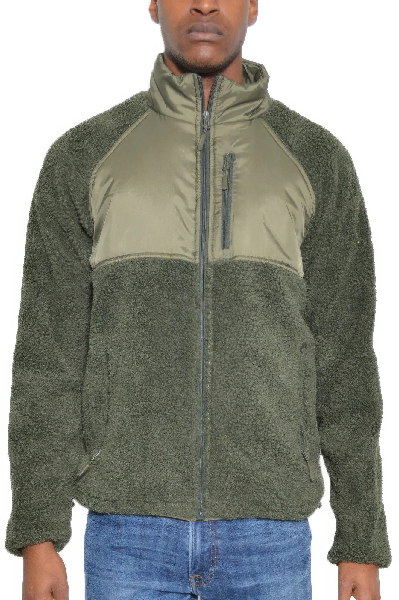 5 COLORS | Full Zip Sherpa Fleece Jacket