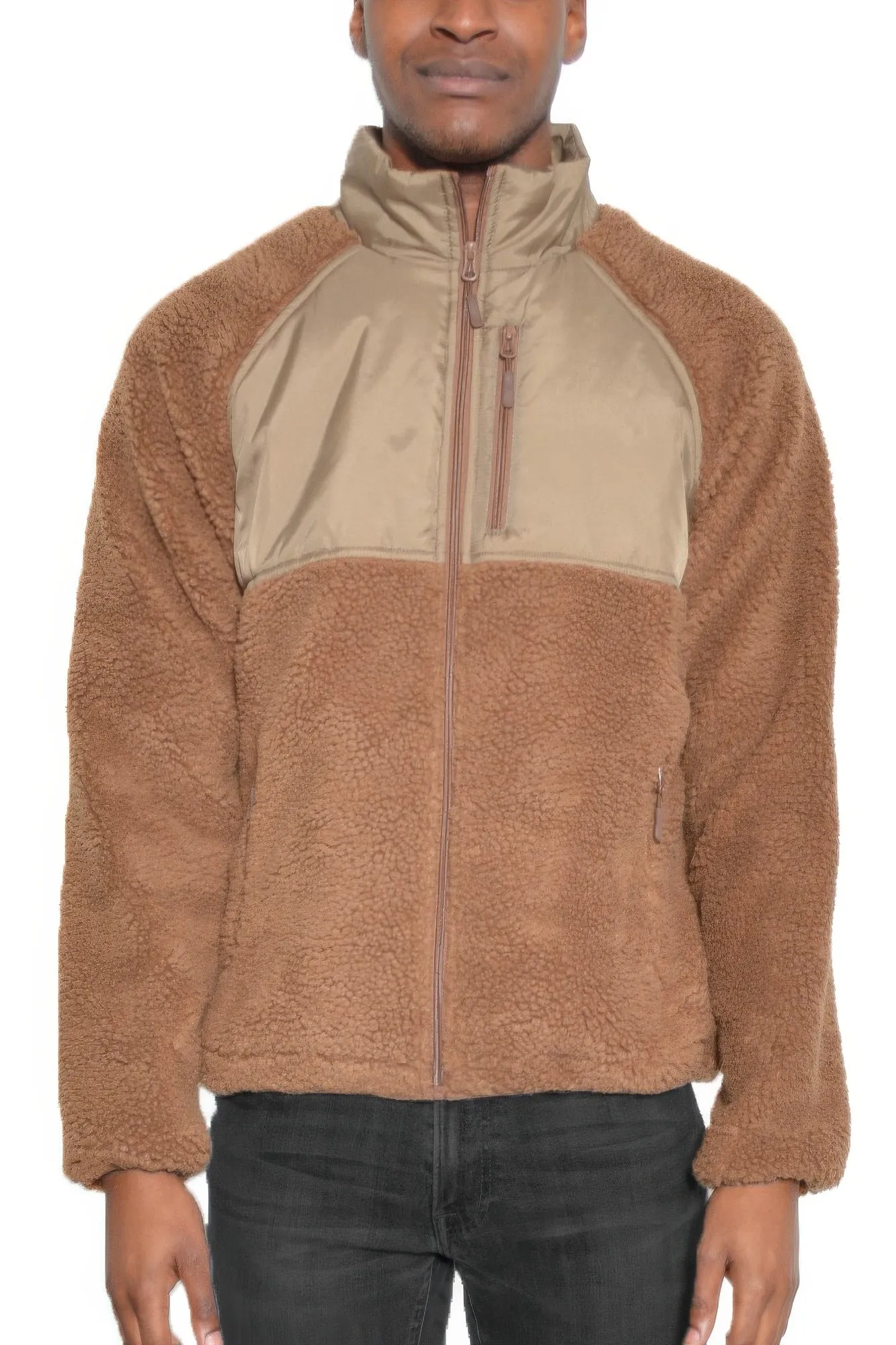 5 COLORS | Full Zip Sherpa Fleece Jacket