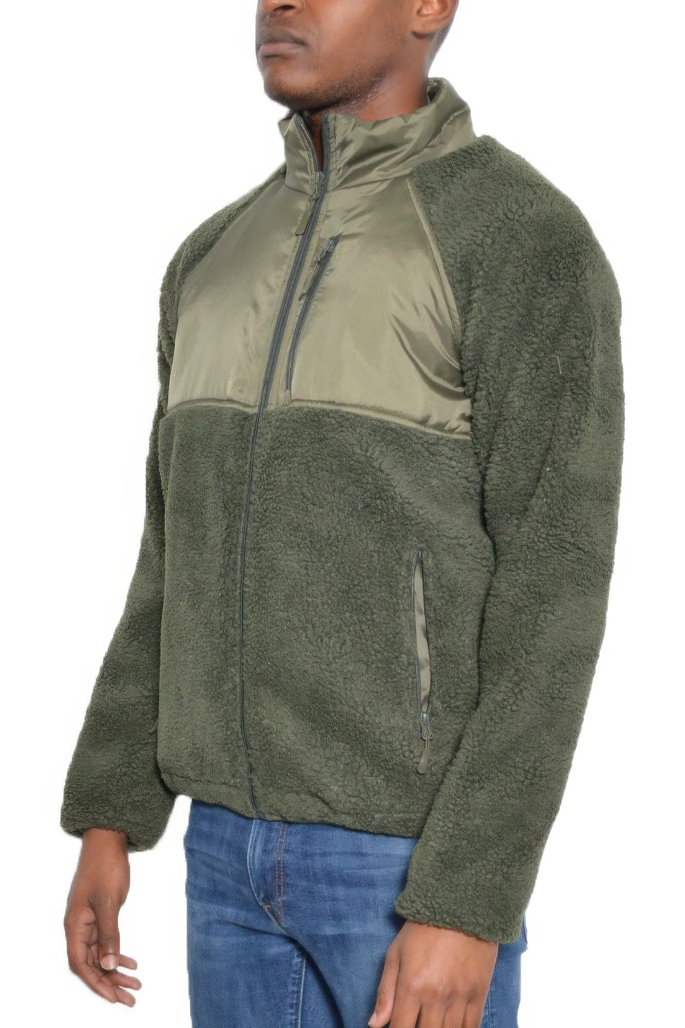 5 COLORS | Full Zip Sherpa Fleece Jacket