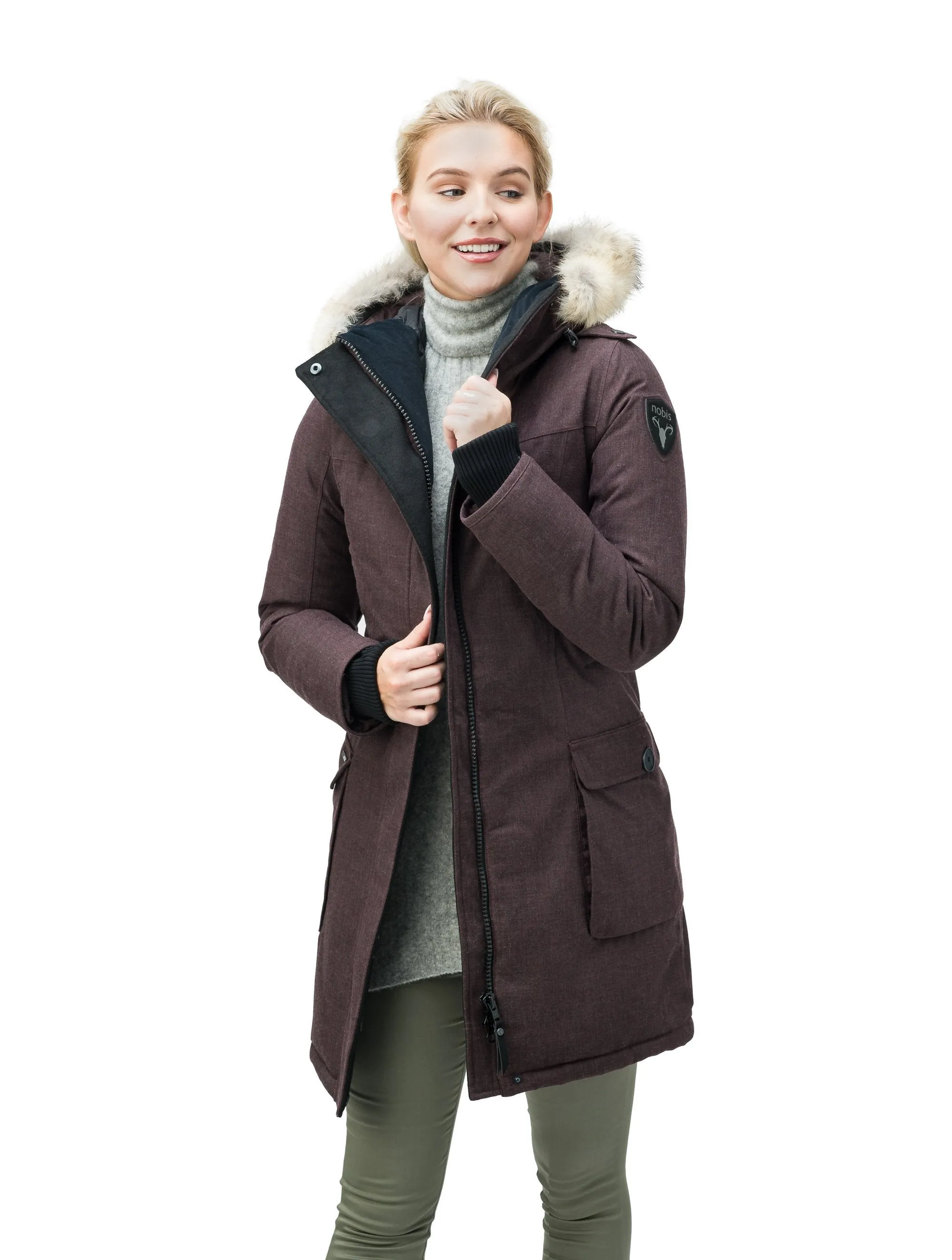 Abby Women's Thigh Length Parka