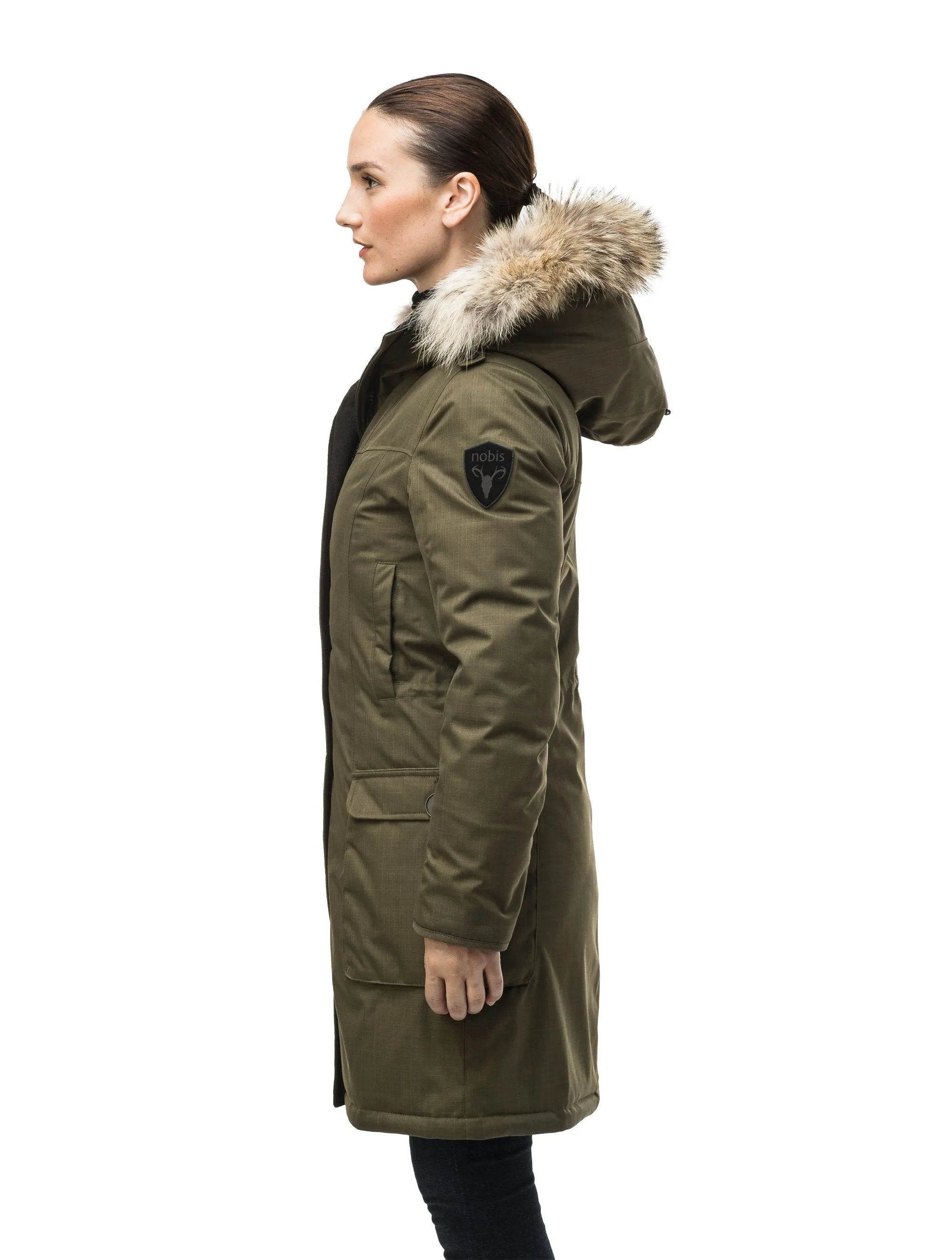 Abby Women's Thigh Length Parka