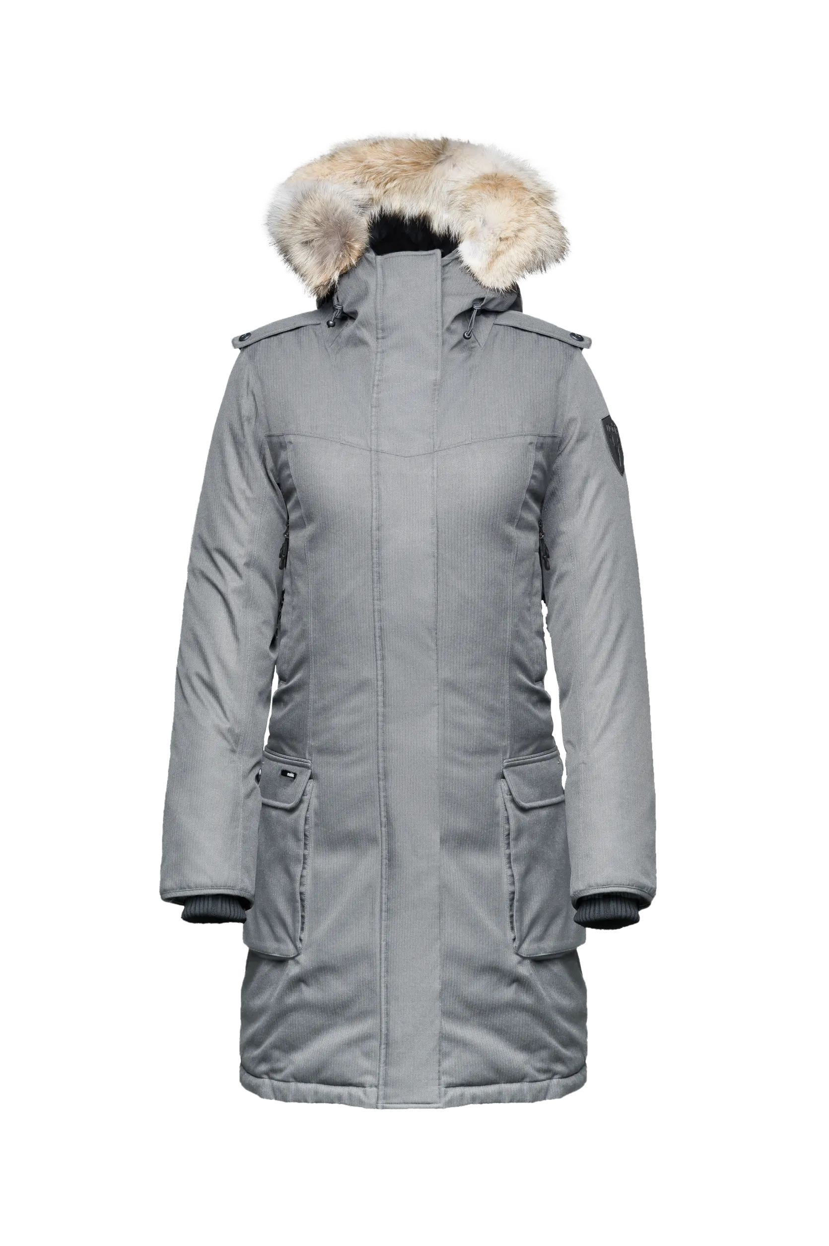 Abby Women's Thigh Length Parka