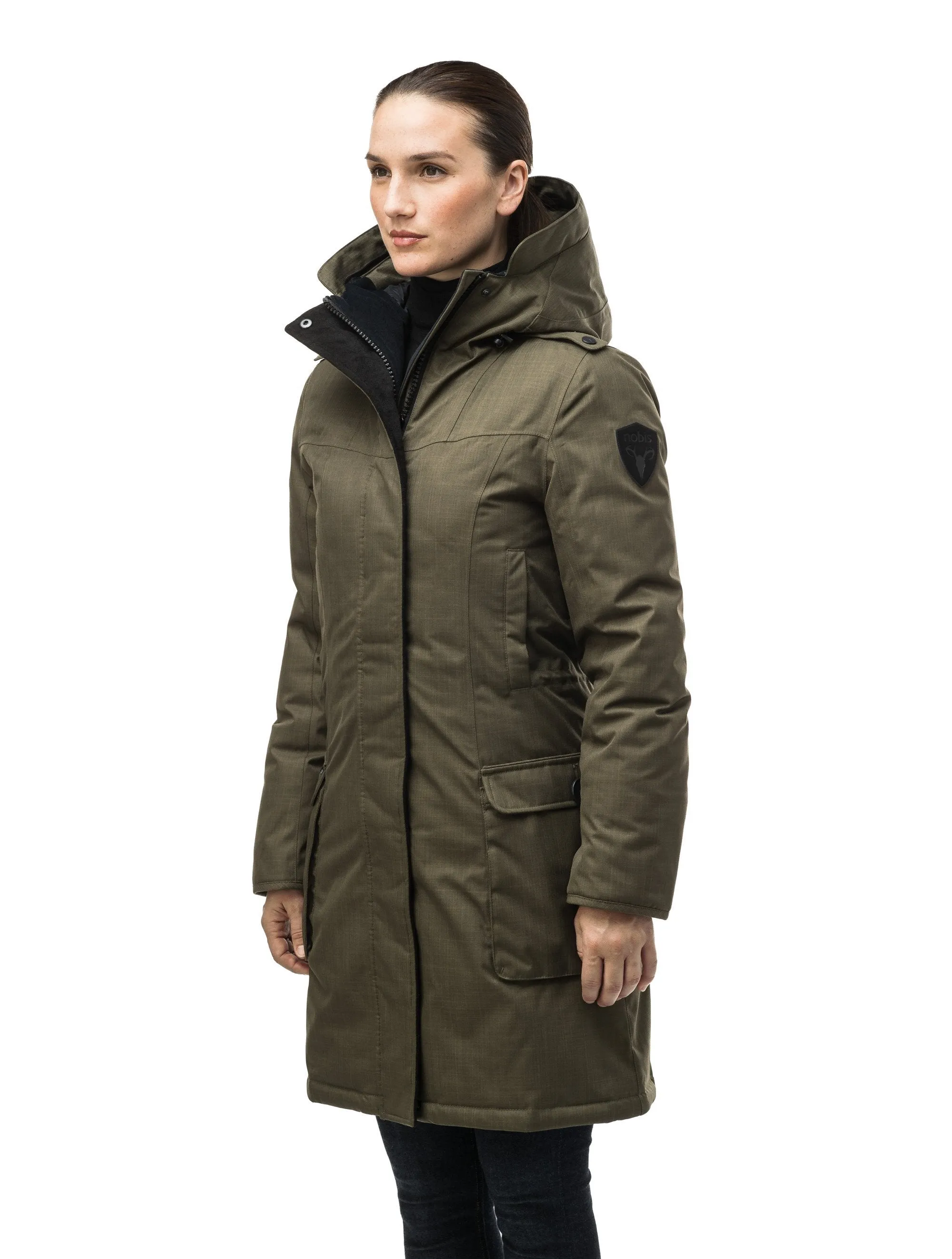 Abby Women's Thigh Length Parka