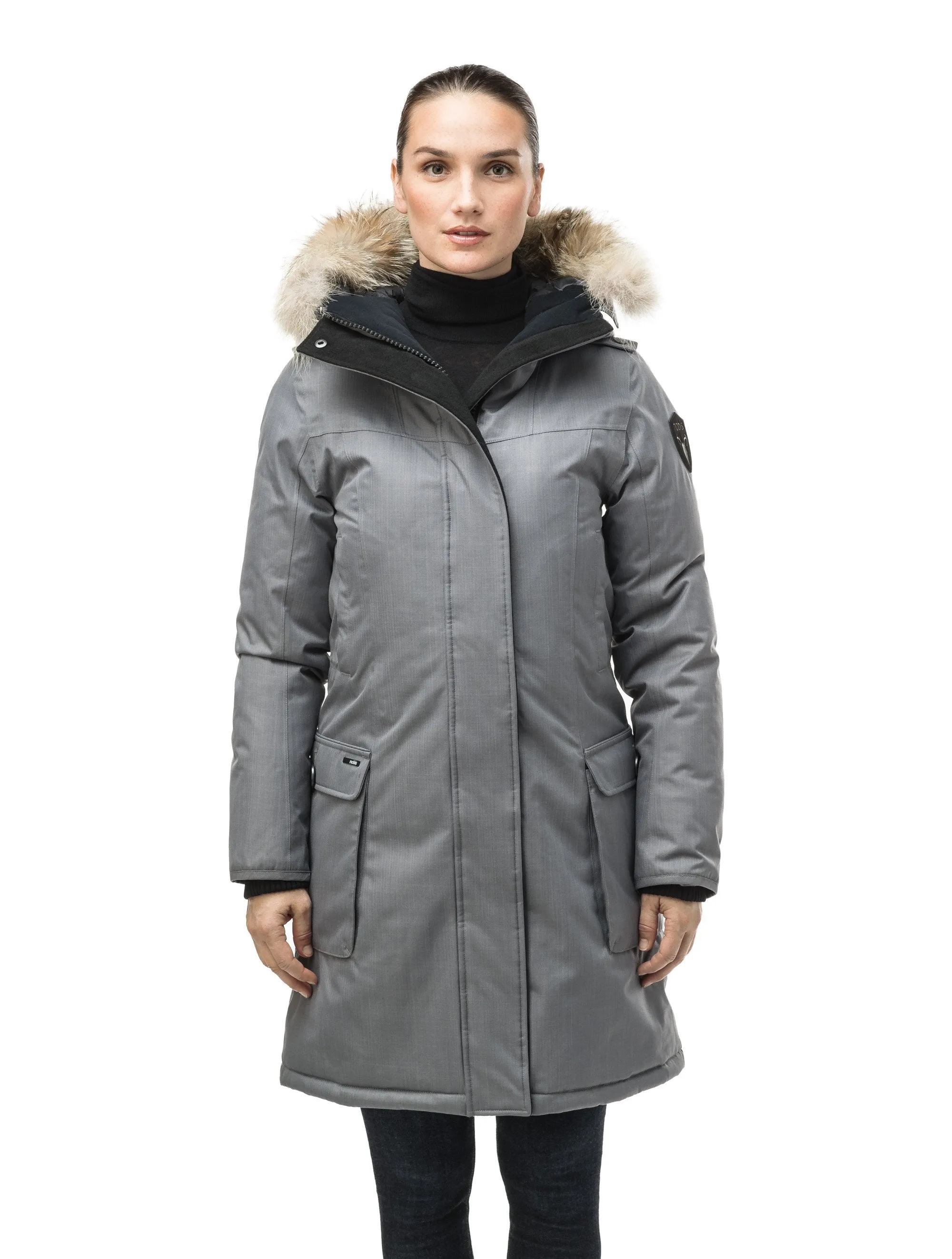 Abby Women's Thigh Length Parka