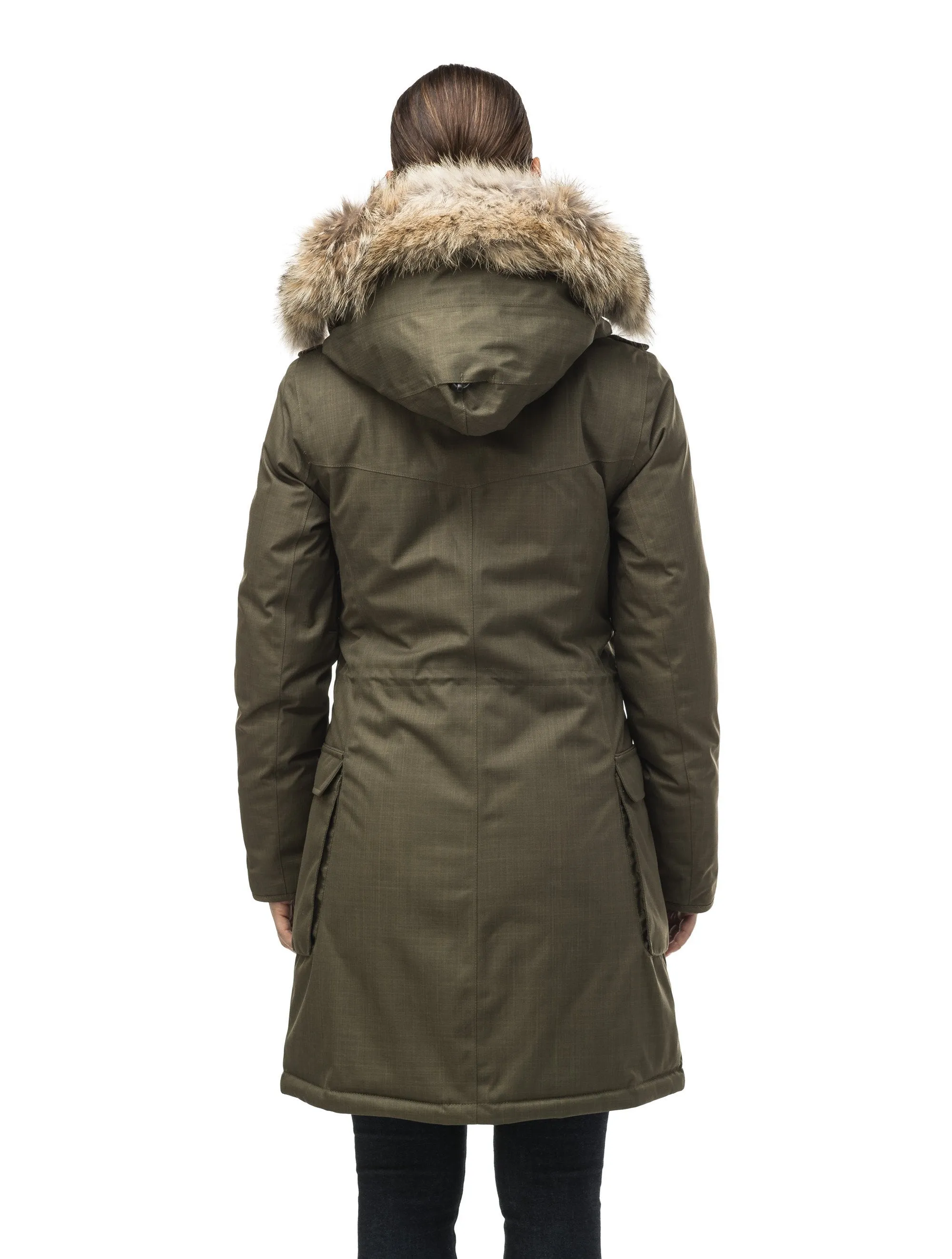 Abby Women's Thigh Length Parka