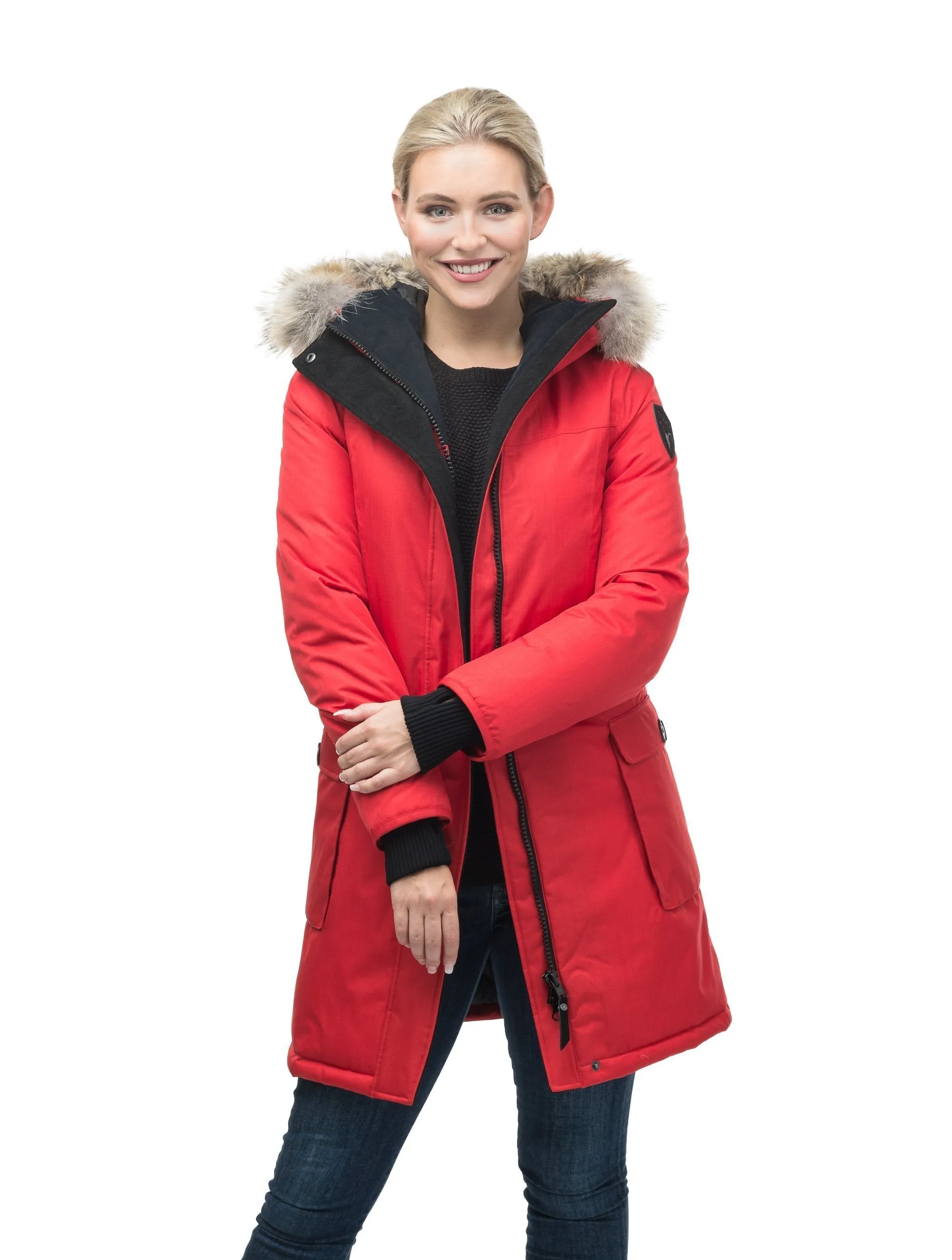 Abby Women's Thigh Length Parka