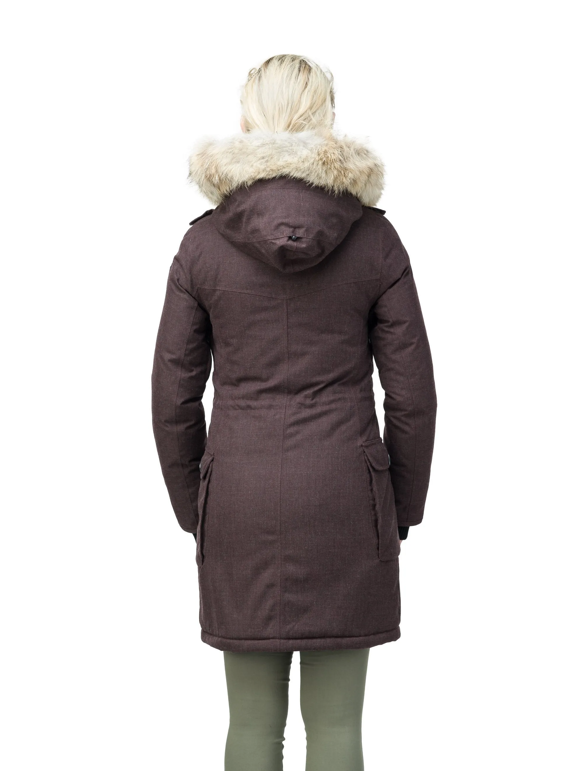 Abby Women's Thigh Length Parka