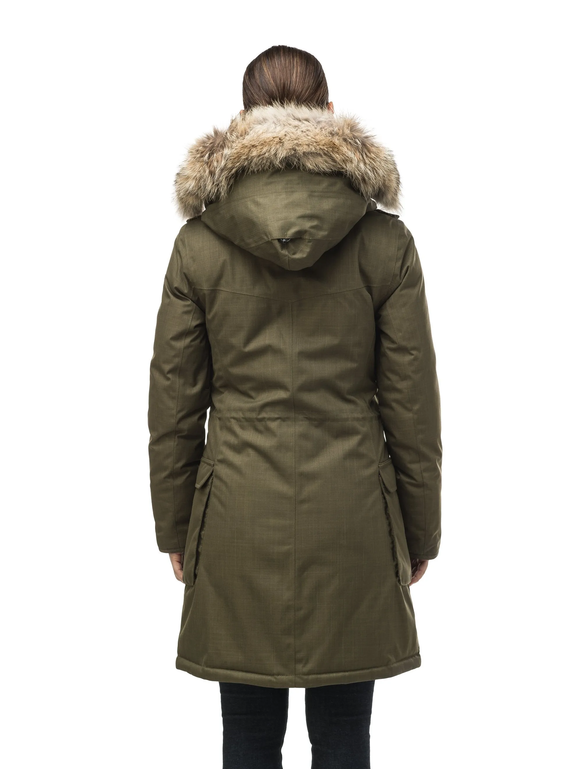 Abby Women's Thigh Length Parka