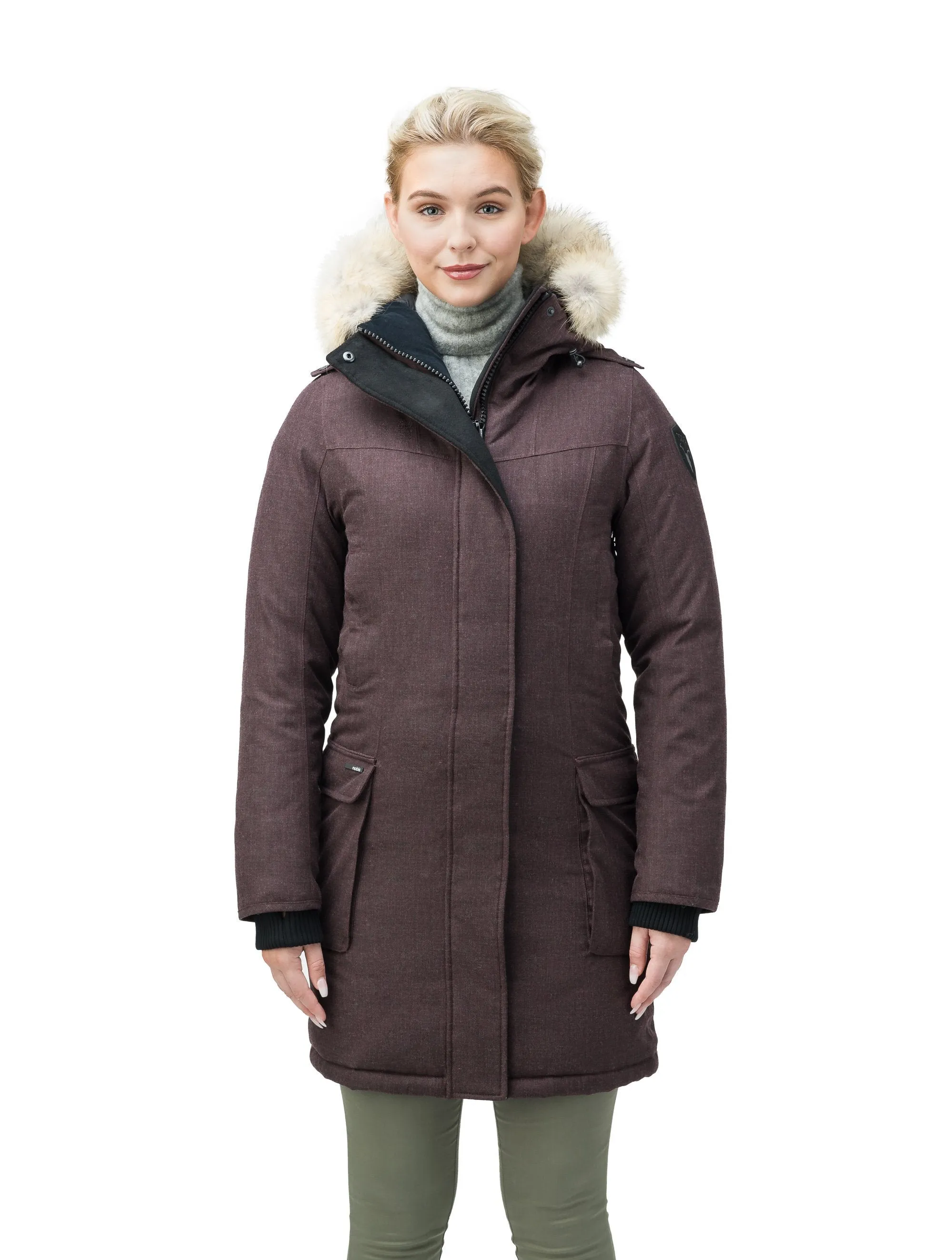 Abby Women's Thigh Length Parka