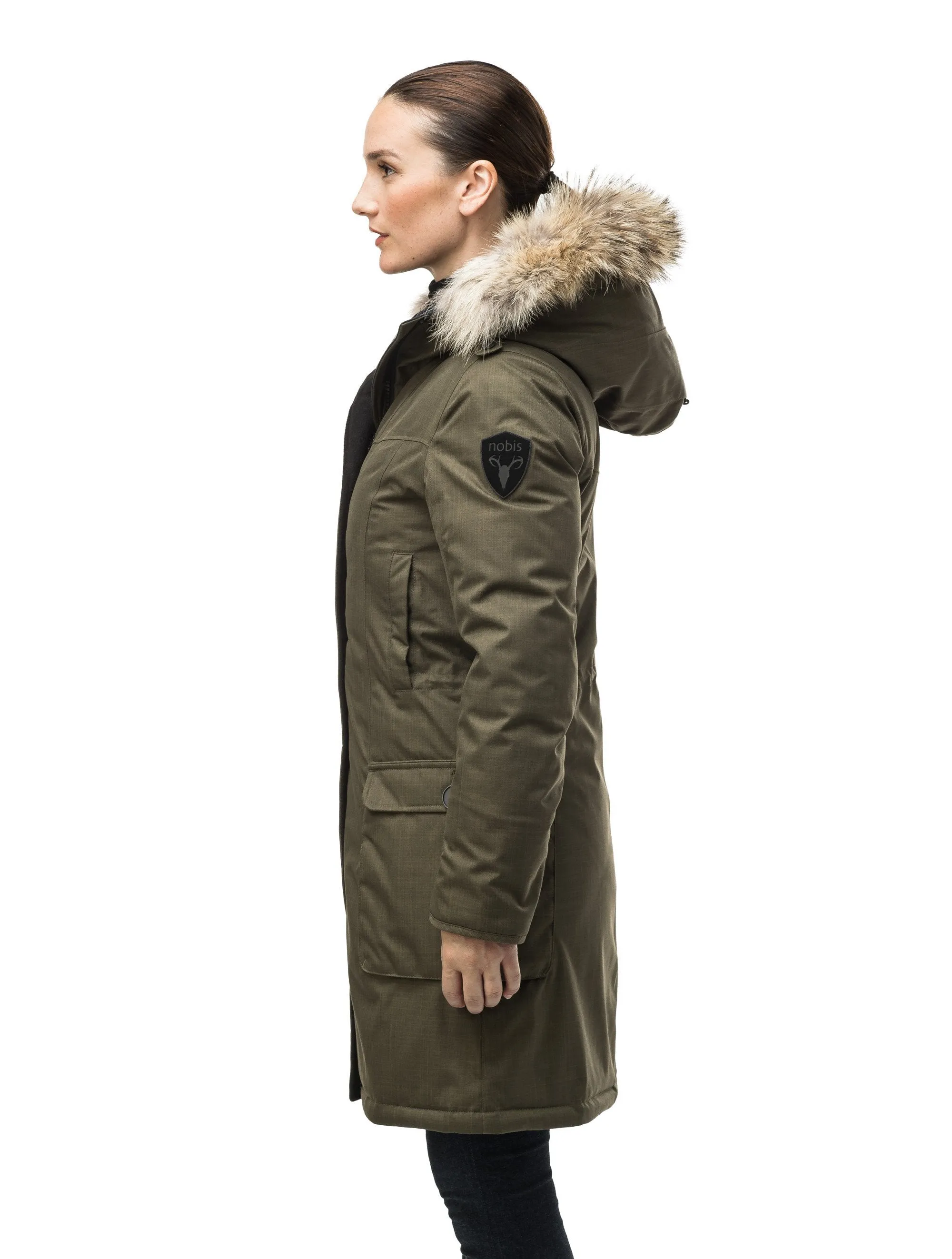 Abby Women's Thigh Length Parka