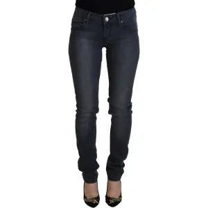 Acht Chic Gray Low Waist Skinny Jeans