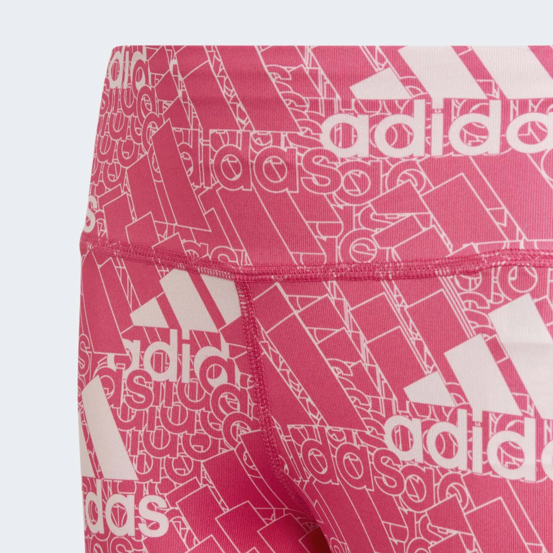 adidas AEROREADY Designed to Move Brand Love Kids Long Tights