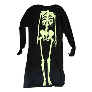 Adult Glow In The Dark Skeleton Halloween Costume