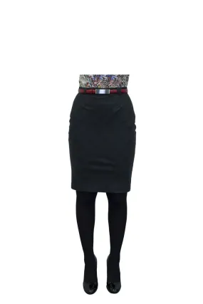 Aimee Bias Cut Pencil Skirt