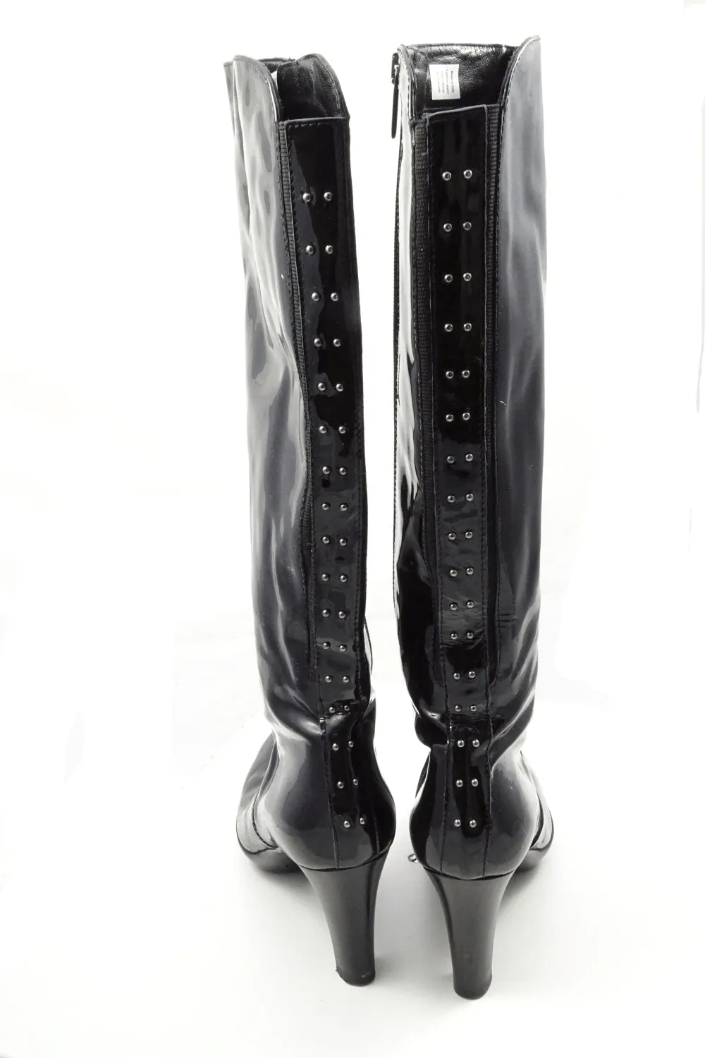 Aquatalia Patent Leather Knee High Boots