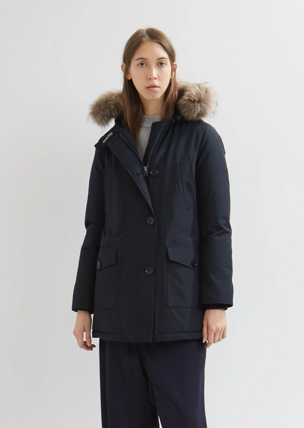 Arctic Parka With Detachable Fur Trim