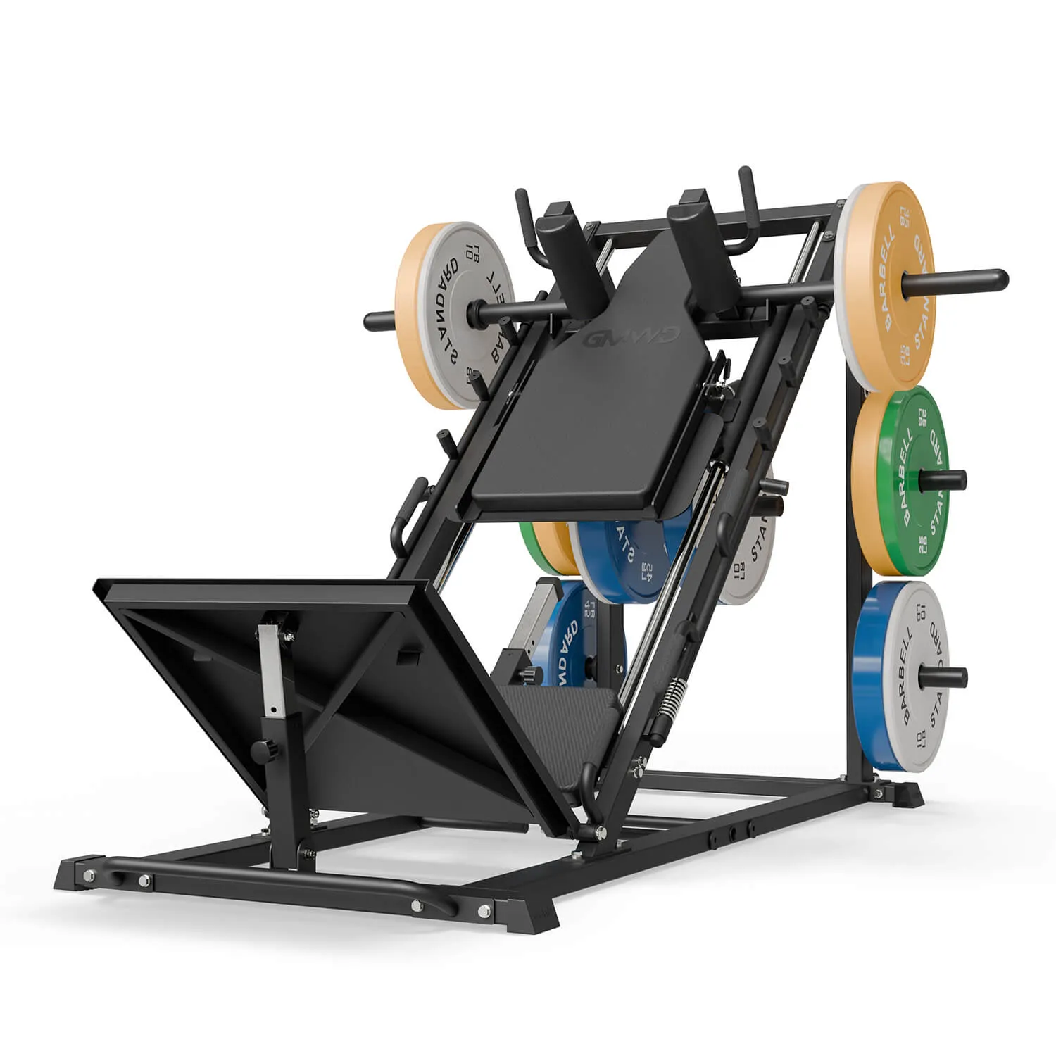 Arete™ 3-In-1 Leg Press Hack Squat Machine With Calf Block