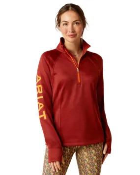 Ariat Womens Tek Team Half Zip Sweatshirt