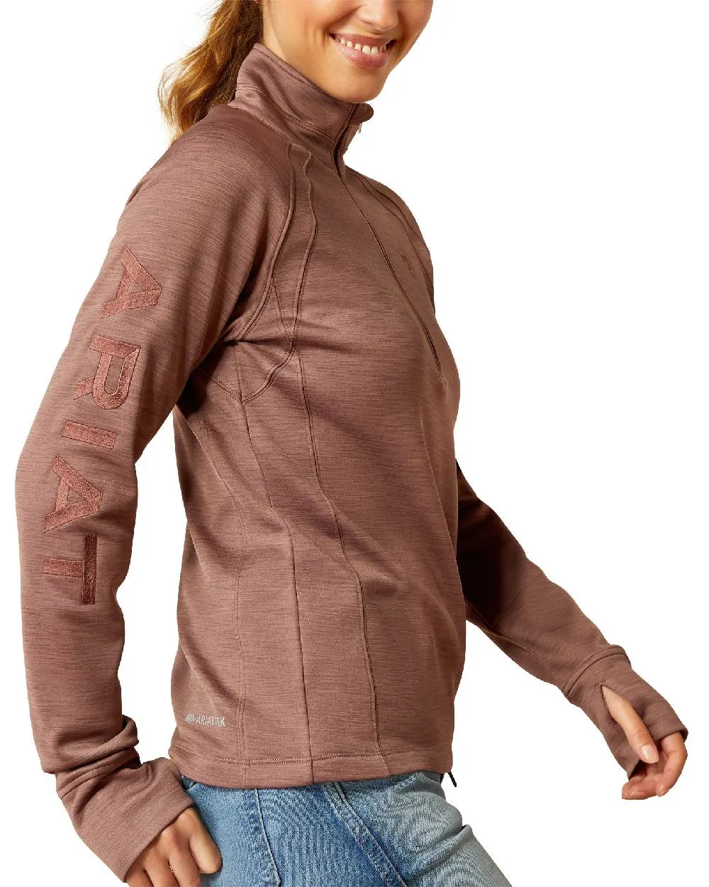 Ariat Womens Tek Team Half Zip Sweatshirt