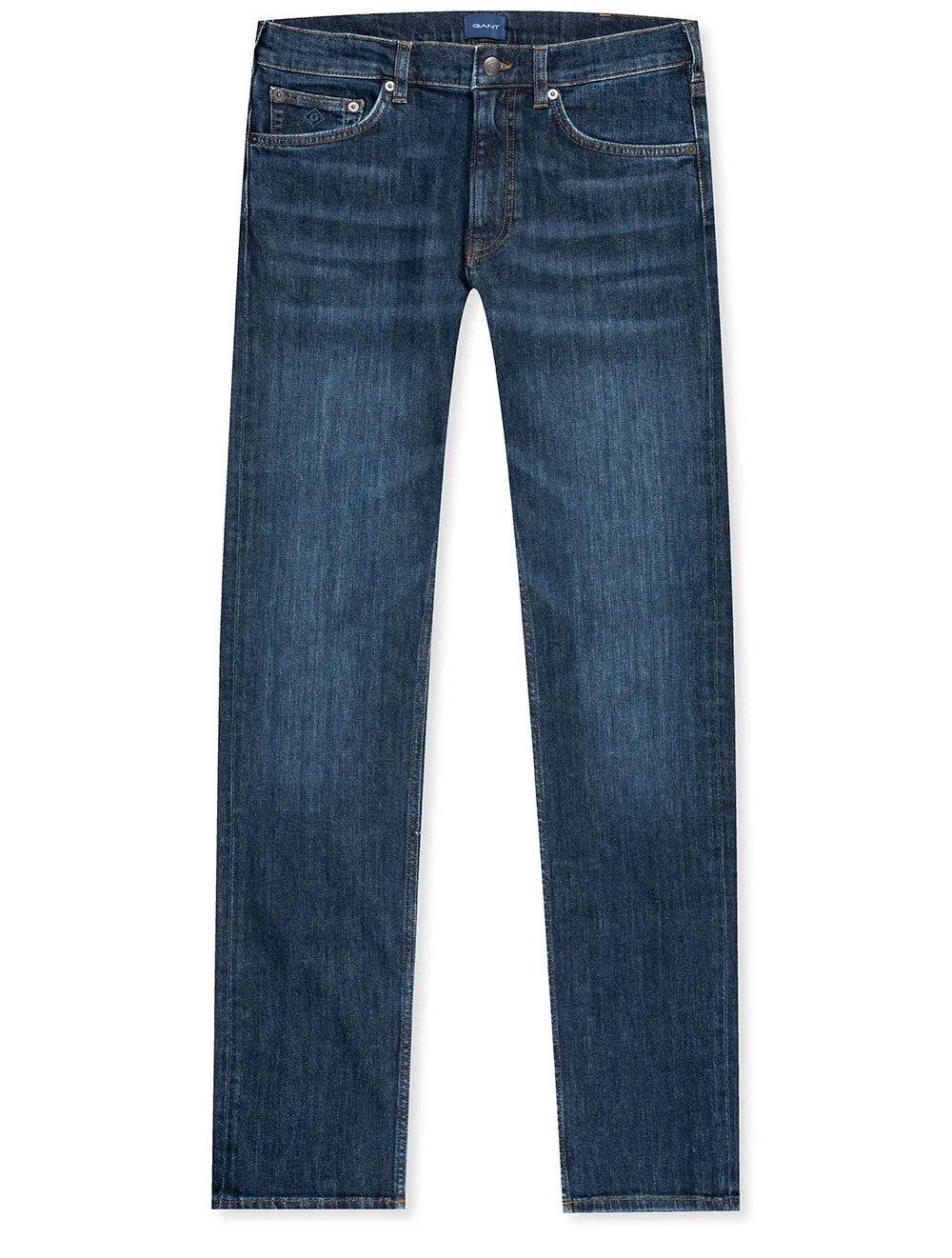 Arley Regular Fit Jeans Dark Blue Worn In