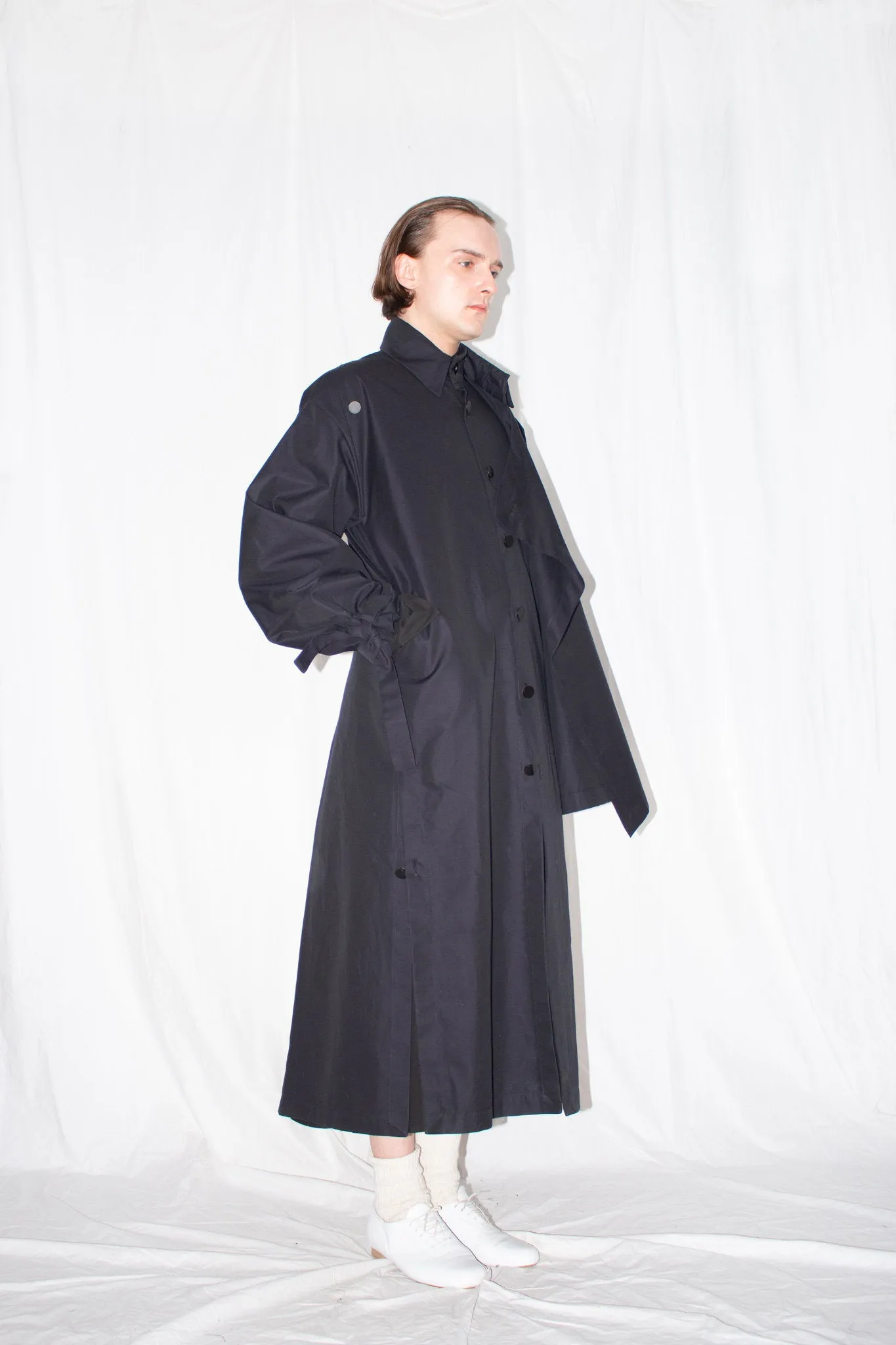 Asymmetric Twill Coat