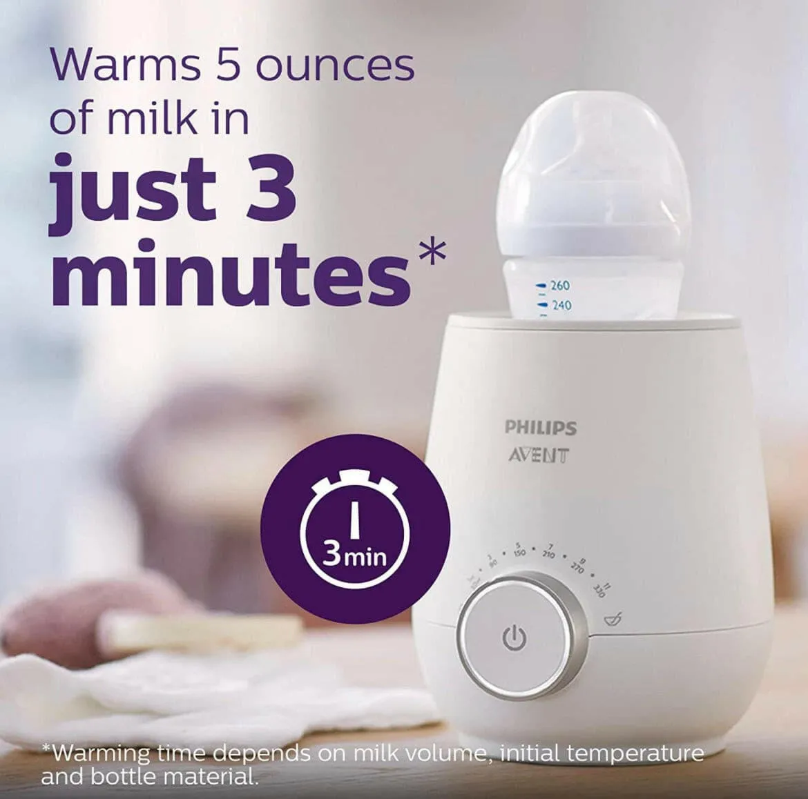 Baby Bottle Warmer With Auto Shut-Off by Philips AVENT