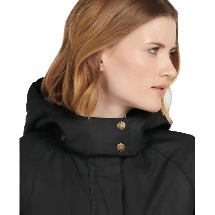 Barbour Ladies Cannich Wax Jacket - Black/Modern