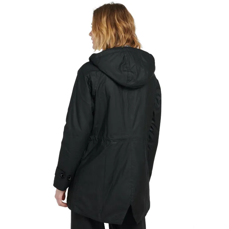 Barbour Ladies Cannich Wax Jacket - Black/Modern