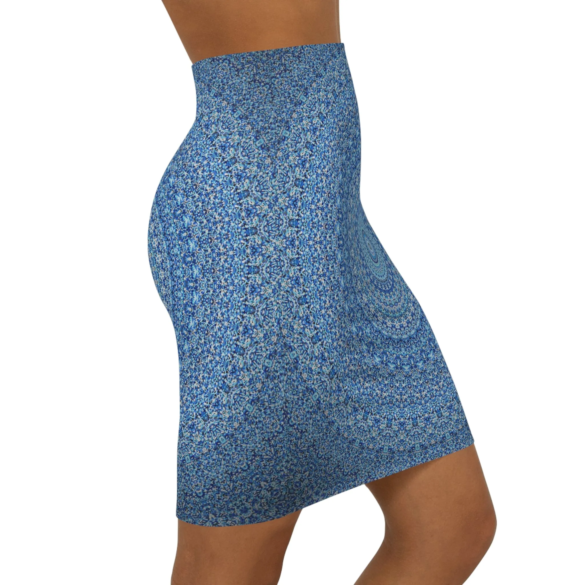 Blue Mandala - Inovax Women's Mini Skirt