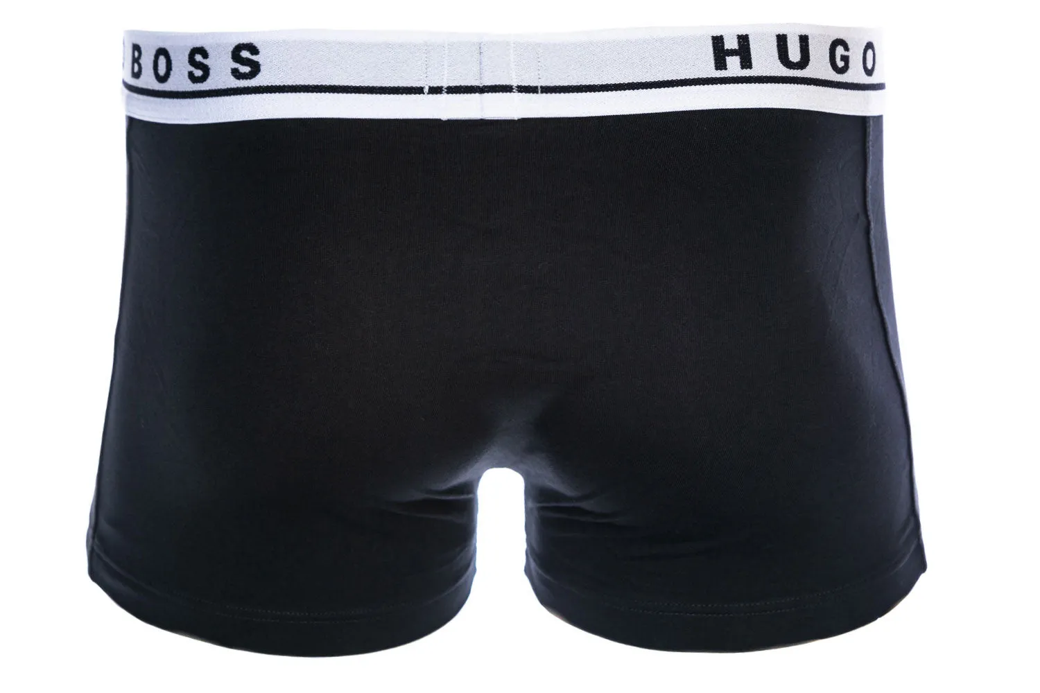 BOSS 3 Pack Trunk Underwear in Black with White Waistband