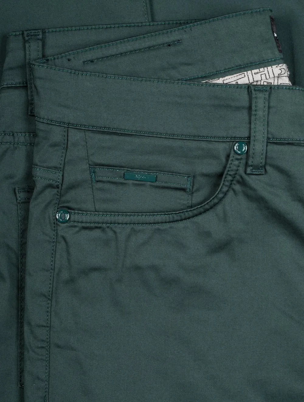 Boss Delaware3 Slim-Fit Jeans in Comfort Stretch Denim Green