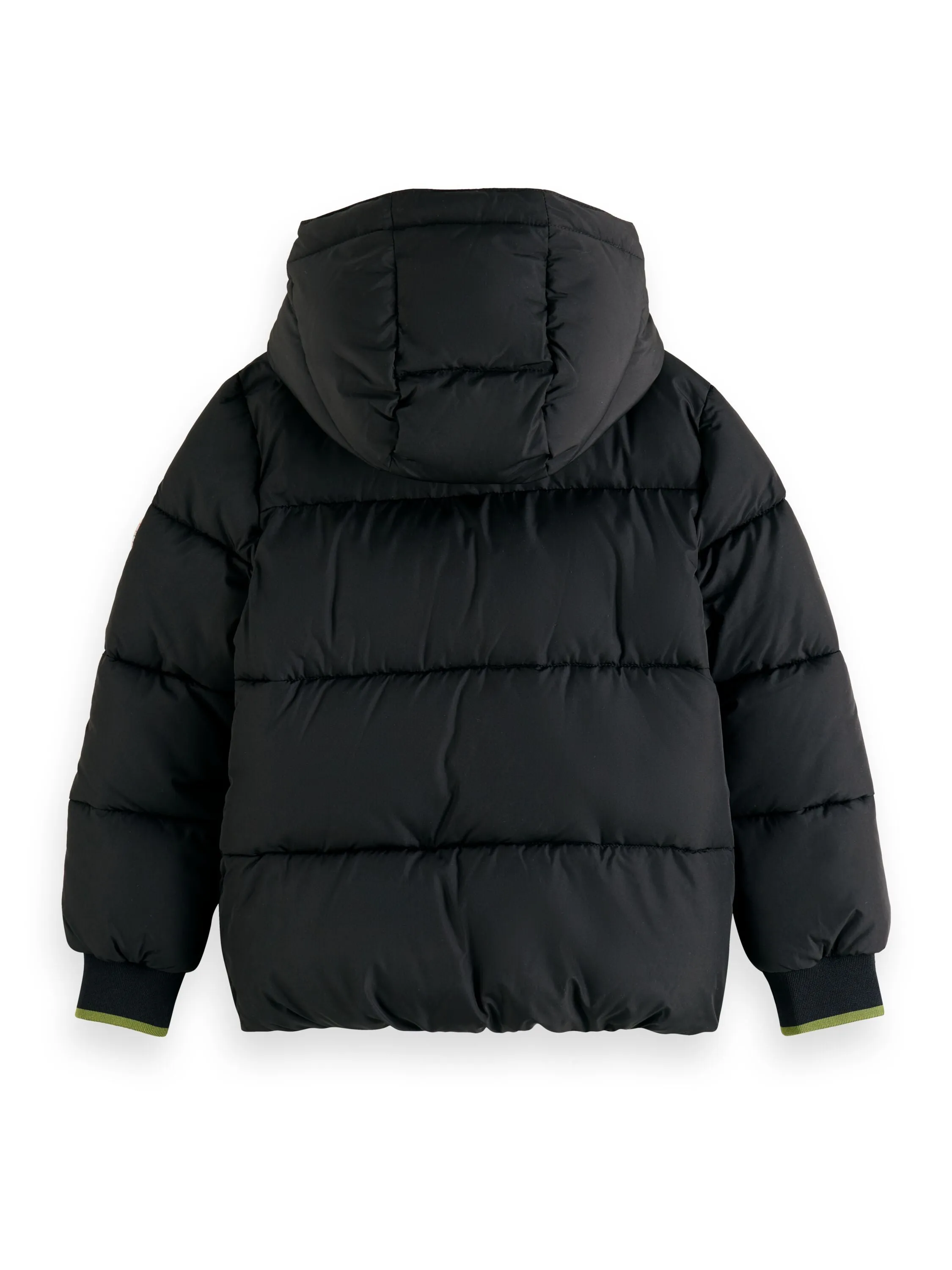 Boys Water Repellent Hooded Puffer Jacket