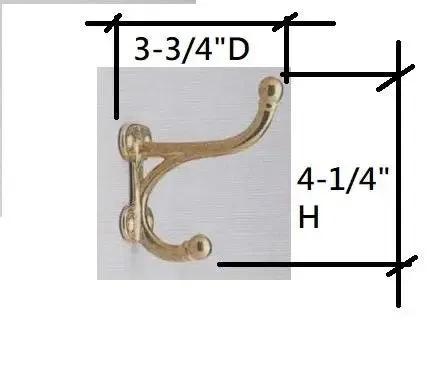 Brass Barn Hook