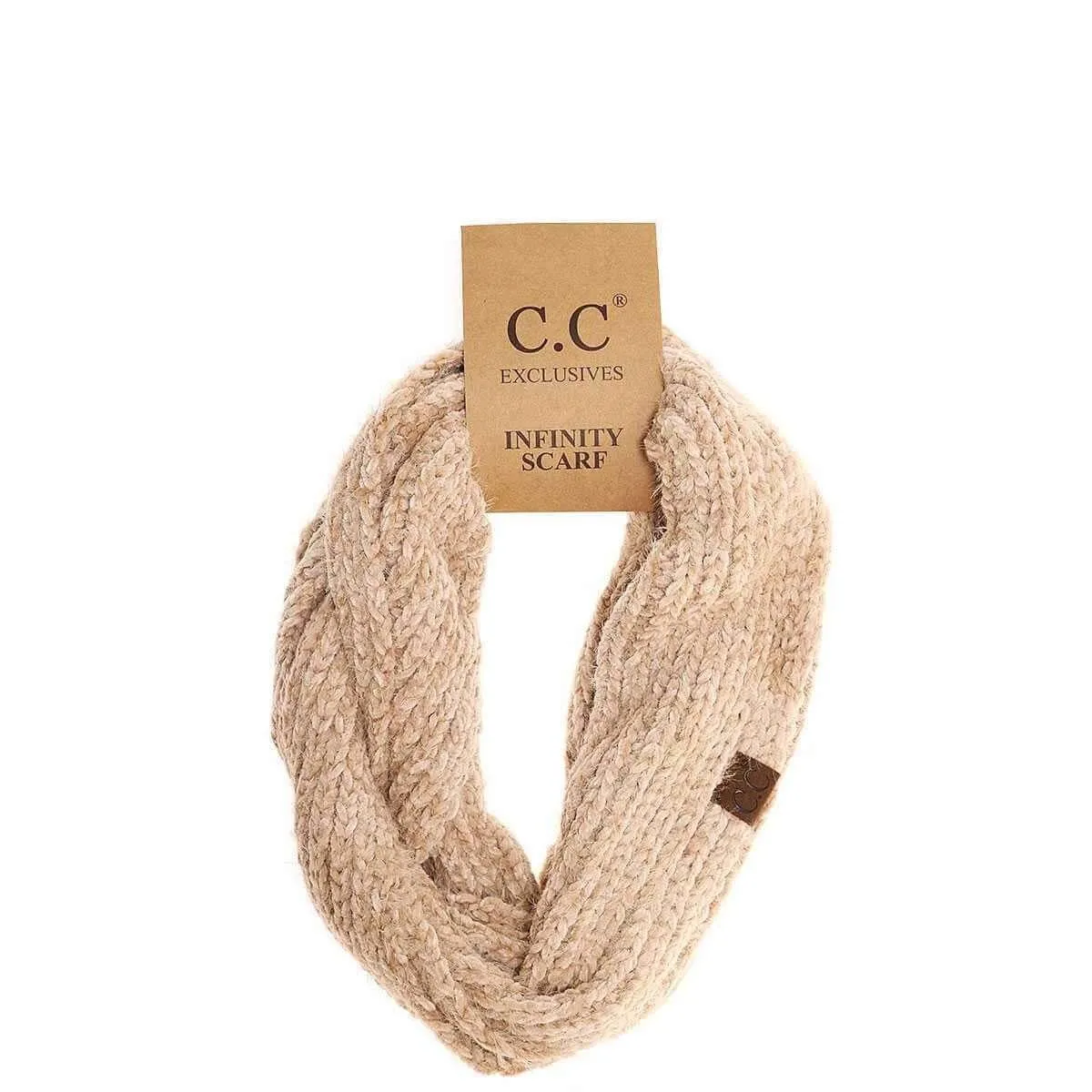 C. C Chenille Infinity Scarf