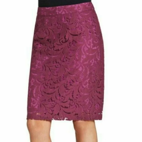 CABI FROLIC PLUMBERRY PENCIL SKIRT - 4