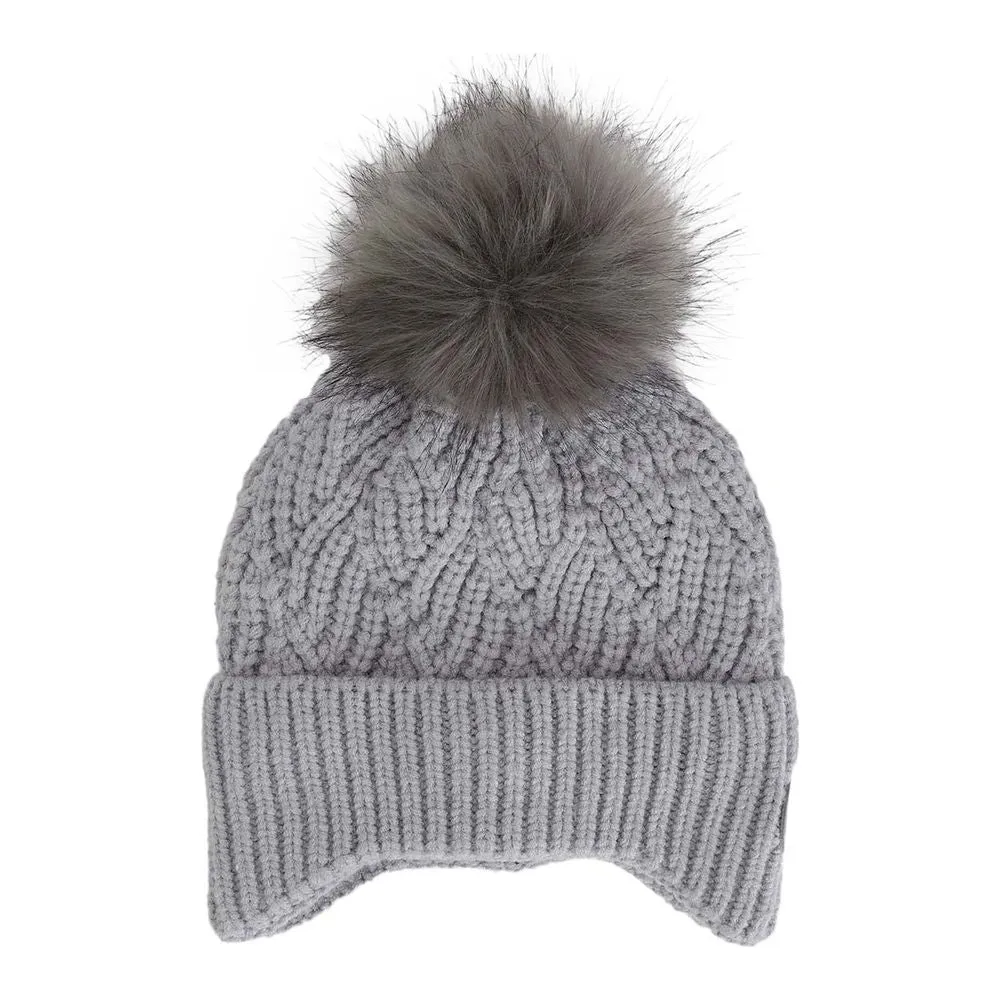 Calikids Cashmere-Feel Knit Windproof Winter Hat