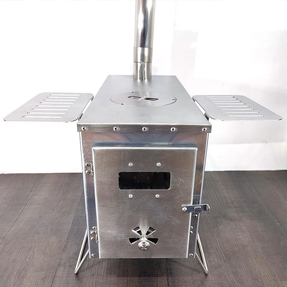 Camping Wood Fire Stove and Oven Combo