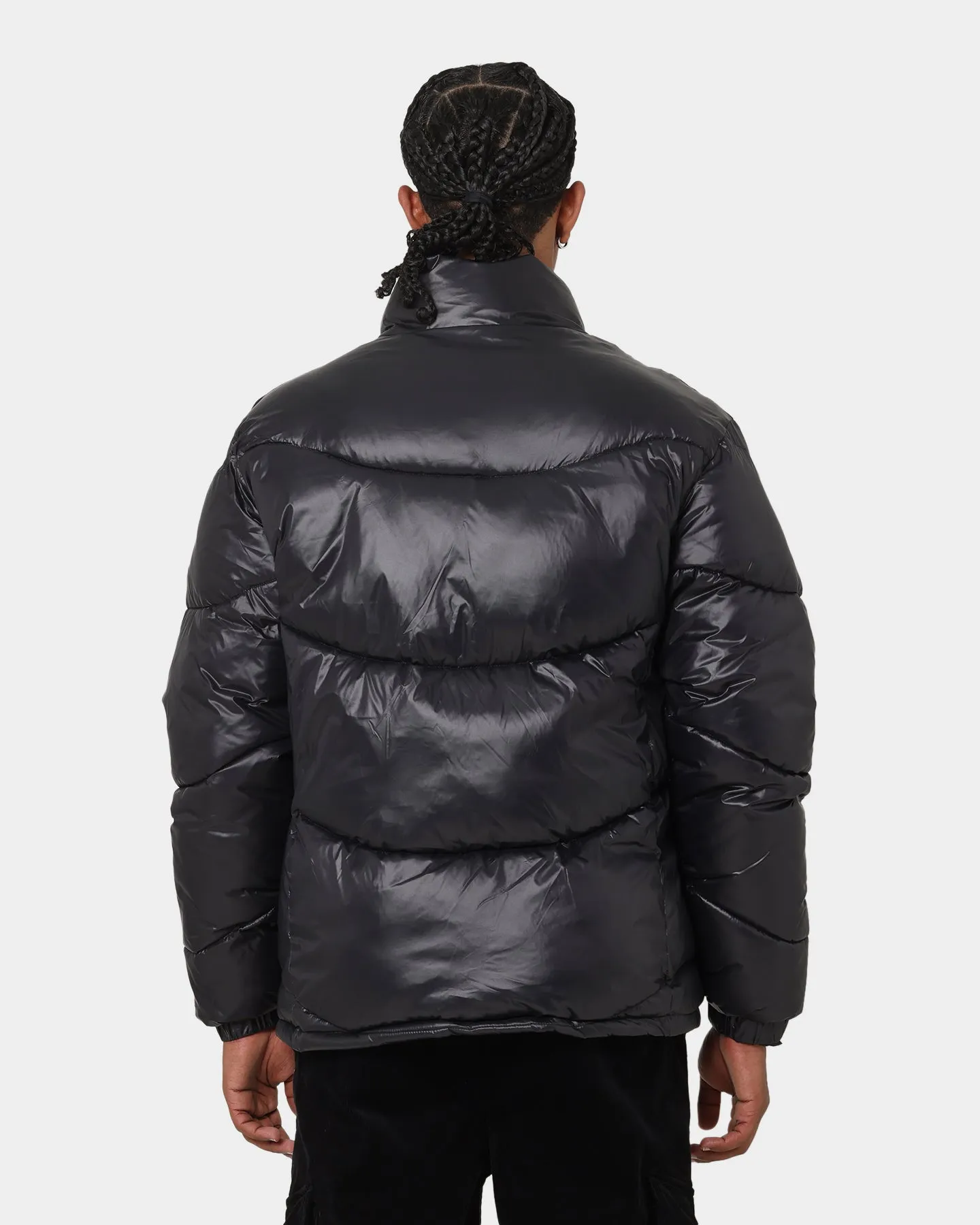 Carré Wave Puffer Jacket Black