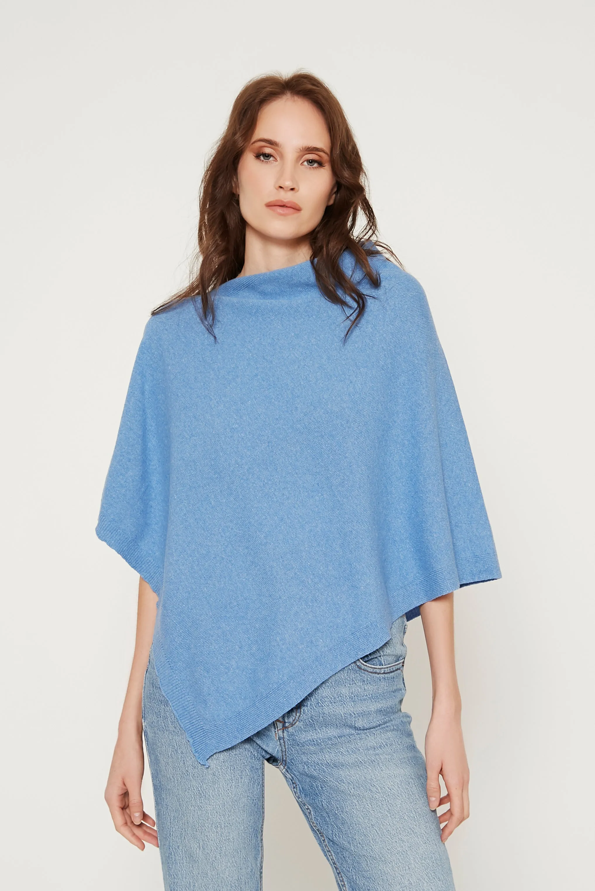 Cashmere Blend Poncho