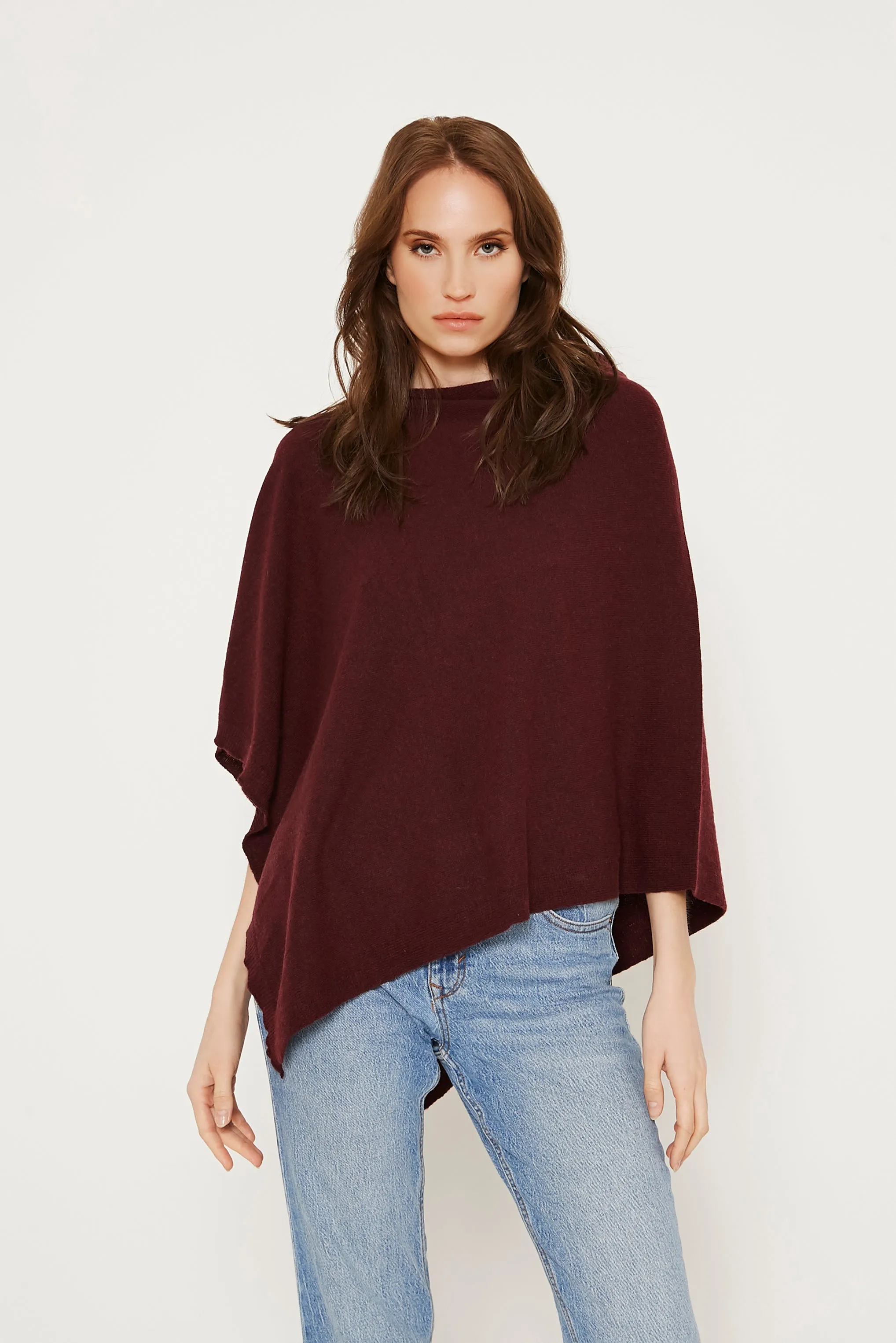 Cashmere Blend Poncho