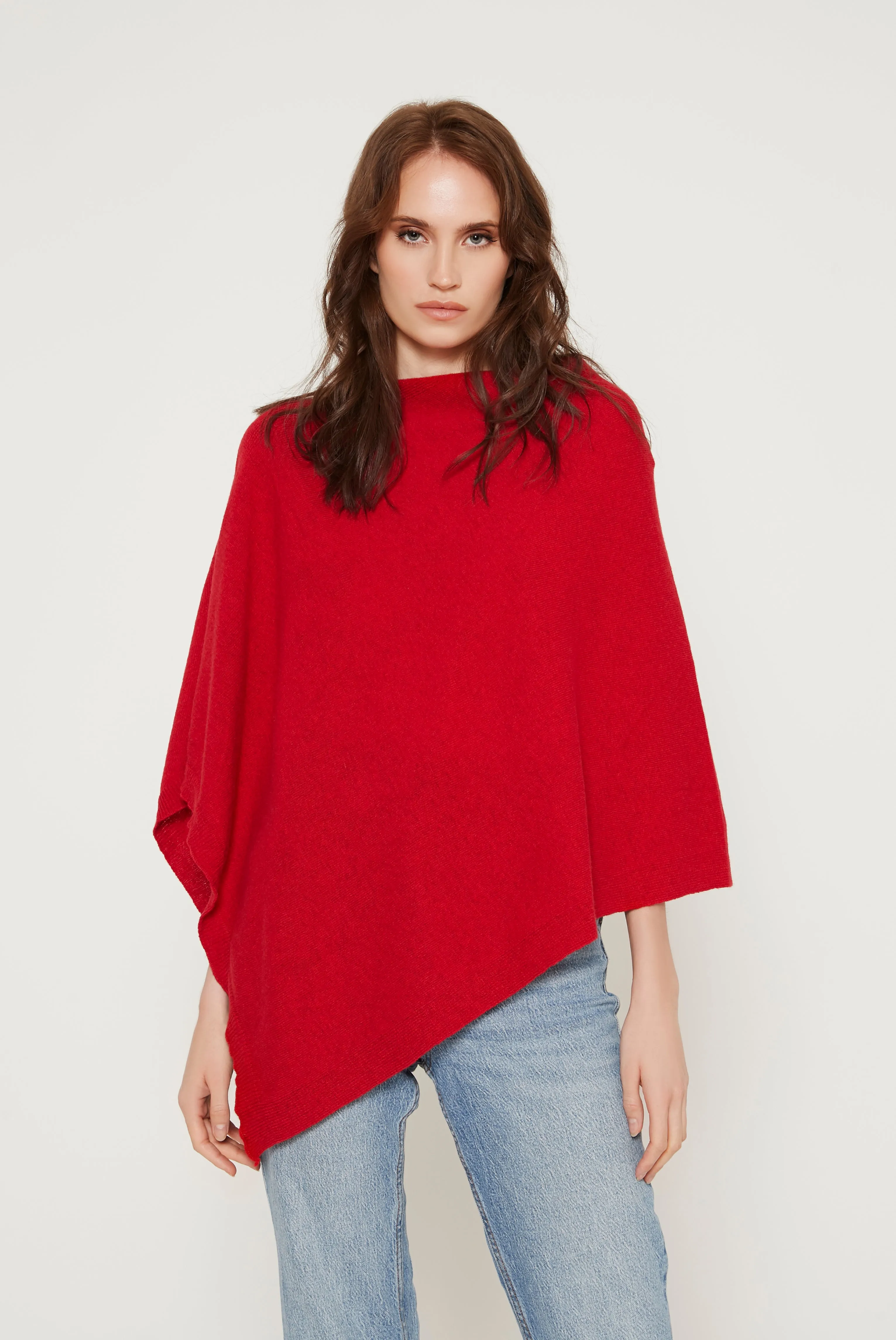 Cashmere Blend Poncho