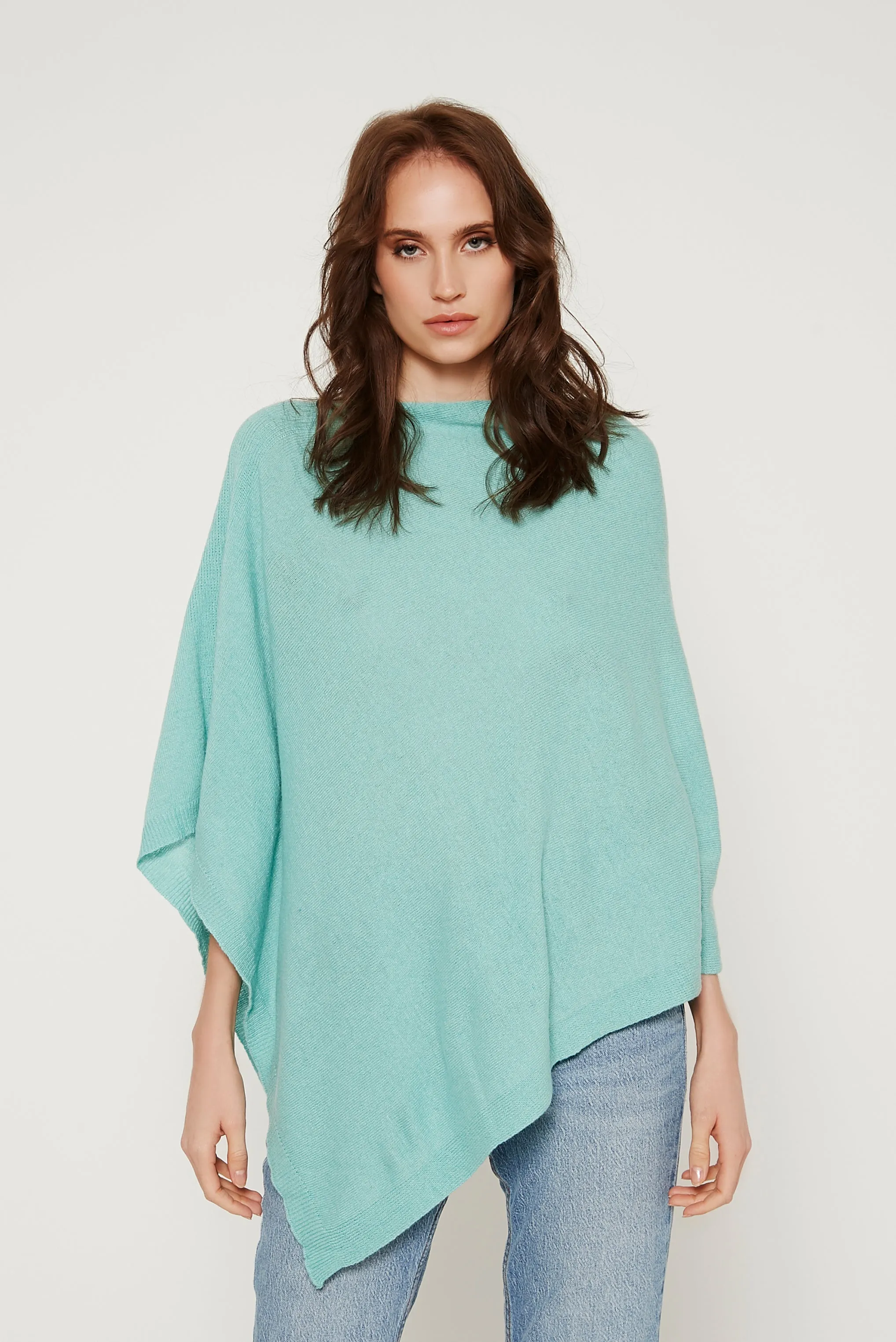 Cashmere Blend Poncho