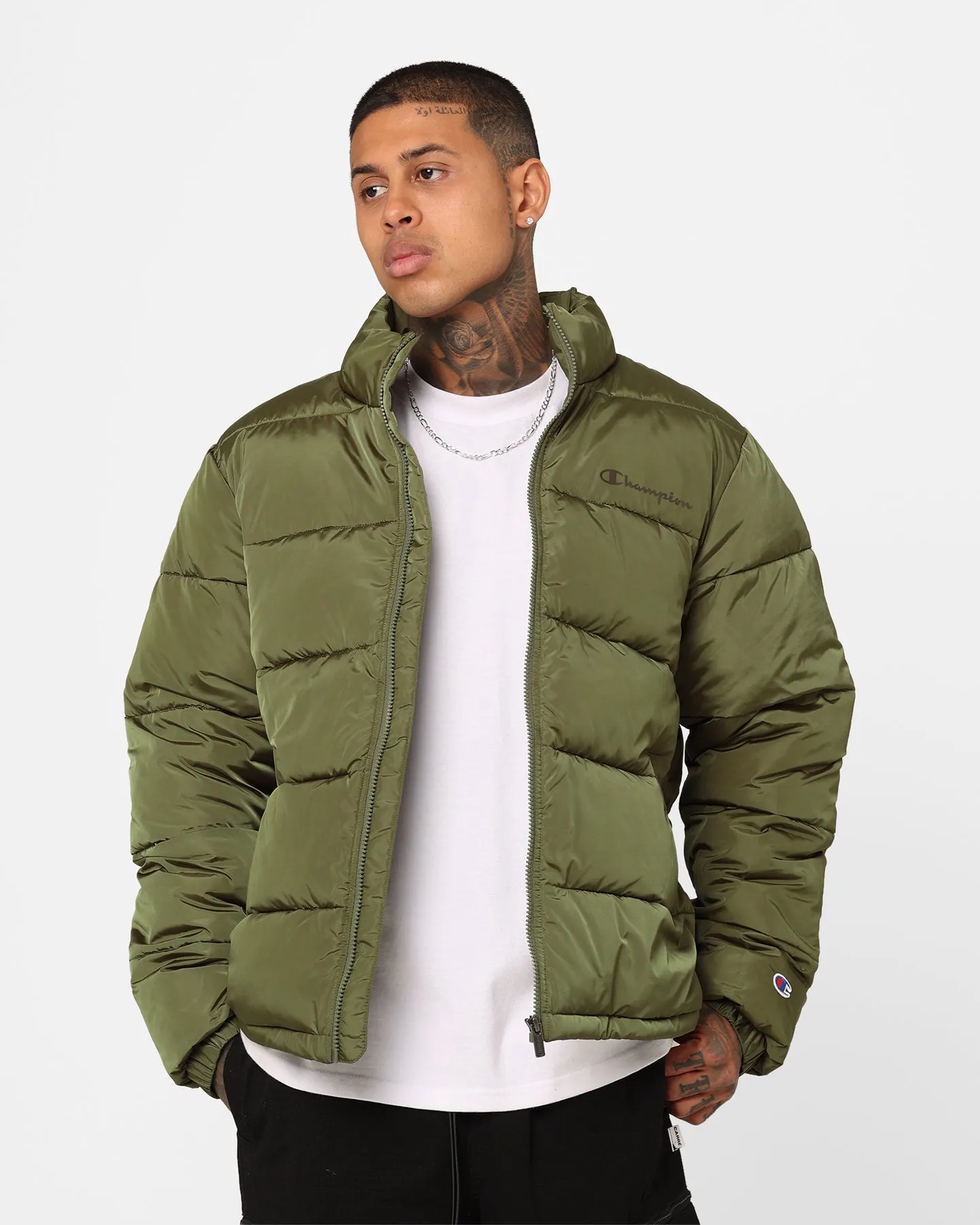 Champion Rochester Padded Puffer Jacket Park Ranger