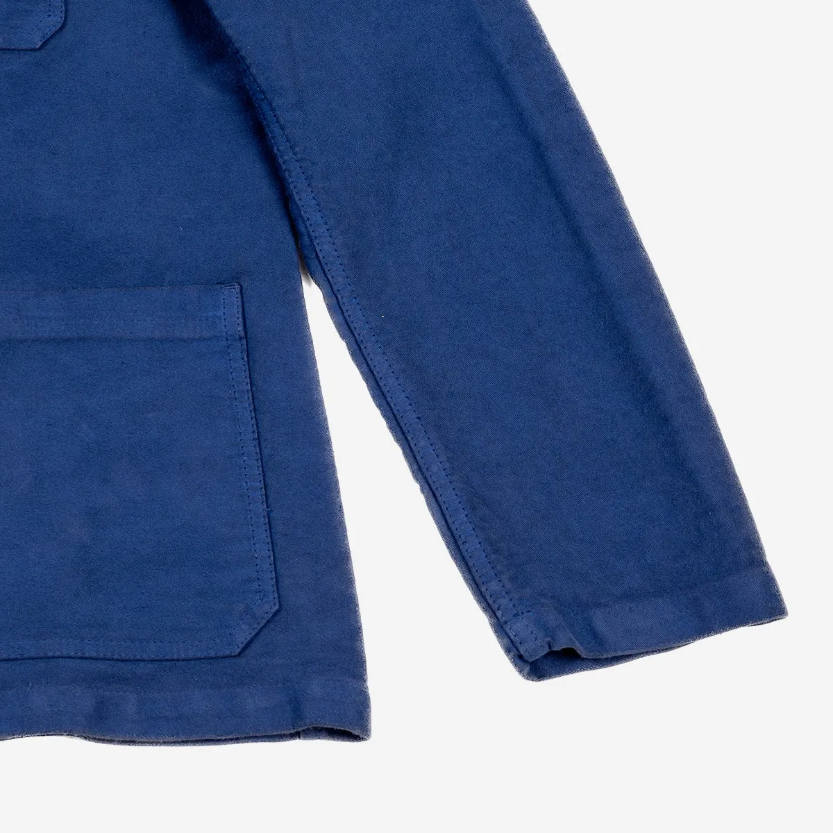 Chore Jacket - French Moleskin - Hydrone Blue