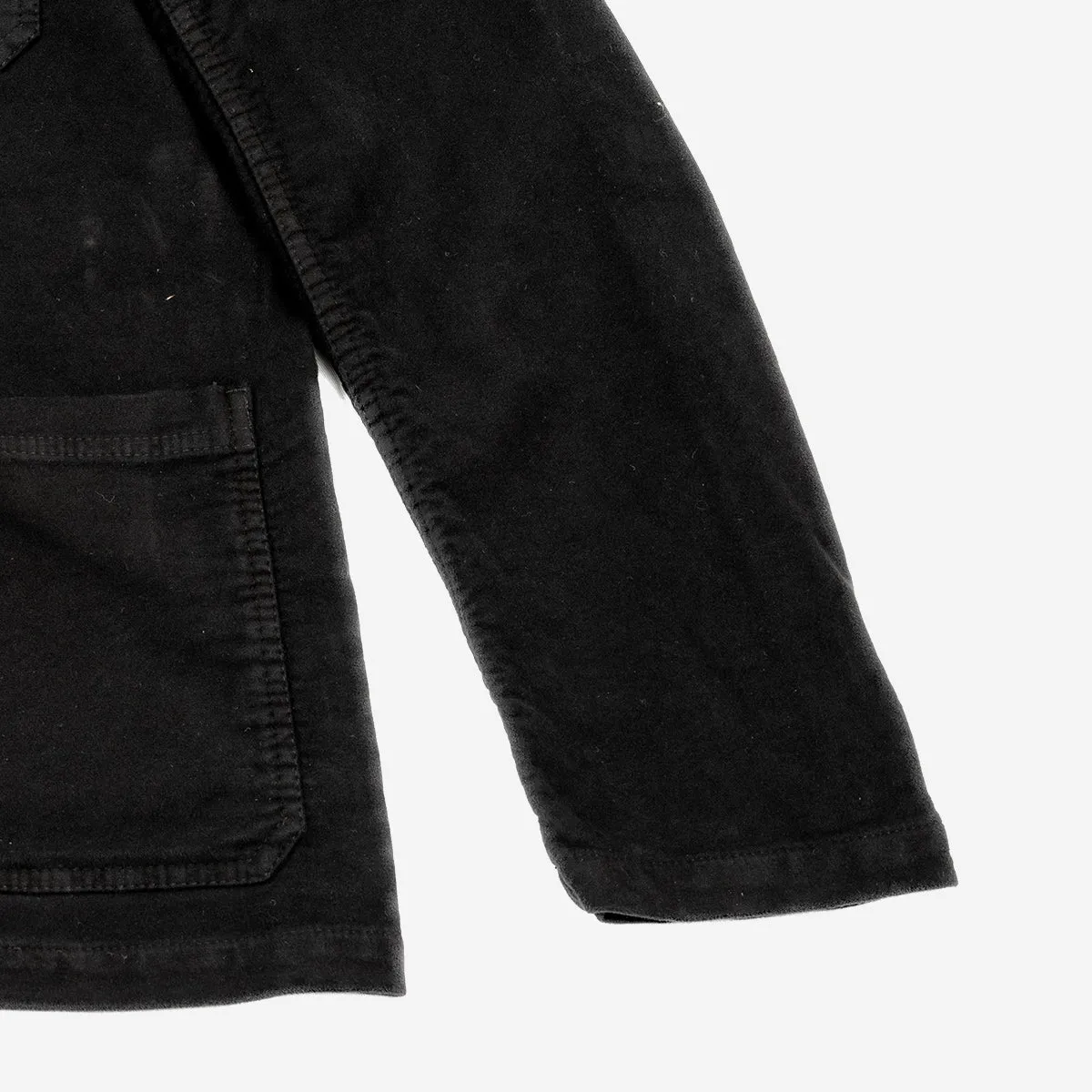 Chore Jacket - Suede OD - Black