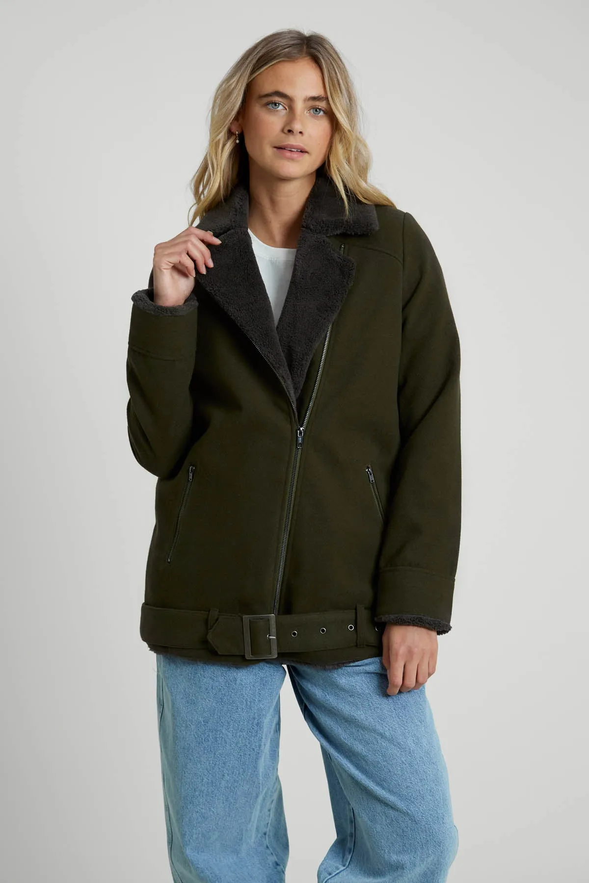 Chroma Sherpa Aviator Jacket