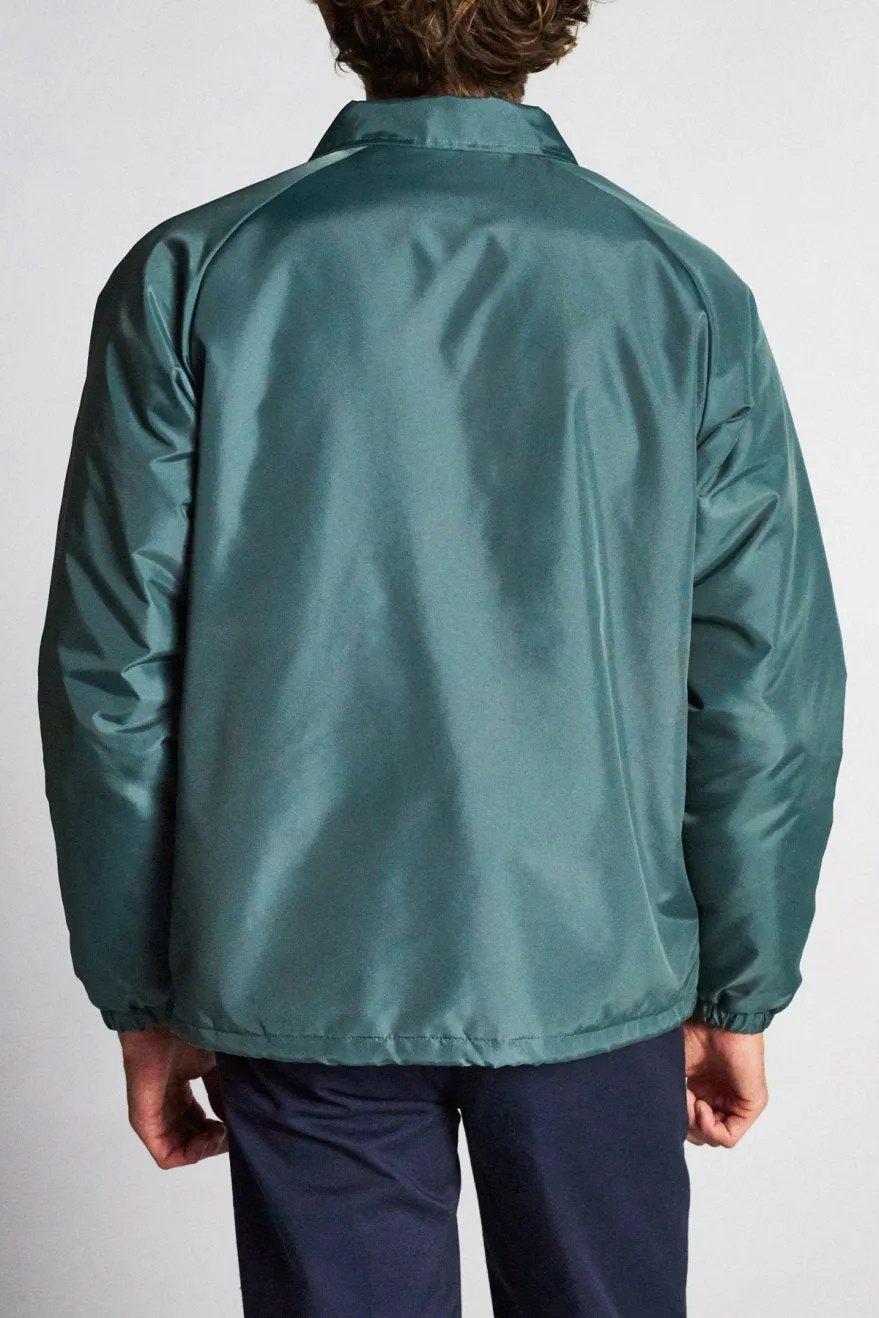 Claxton Collar Sherpa Jacket - Emerald