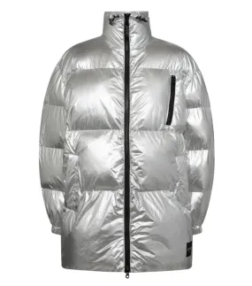 Co'Couture MetalCC Puffer Jacket Silver