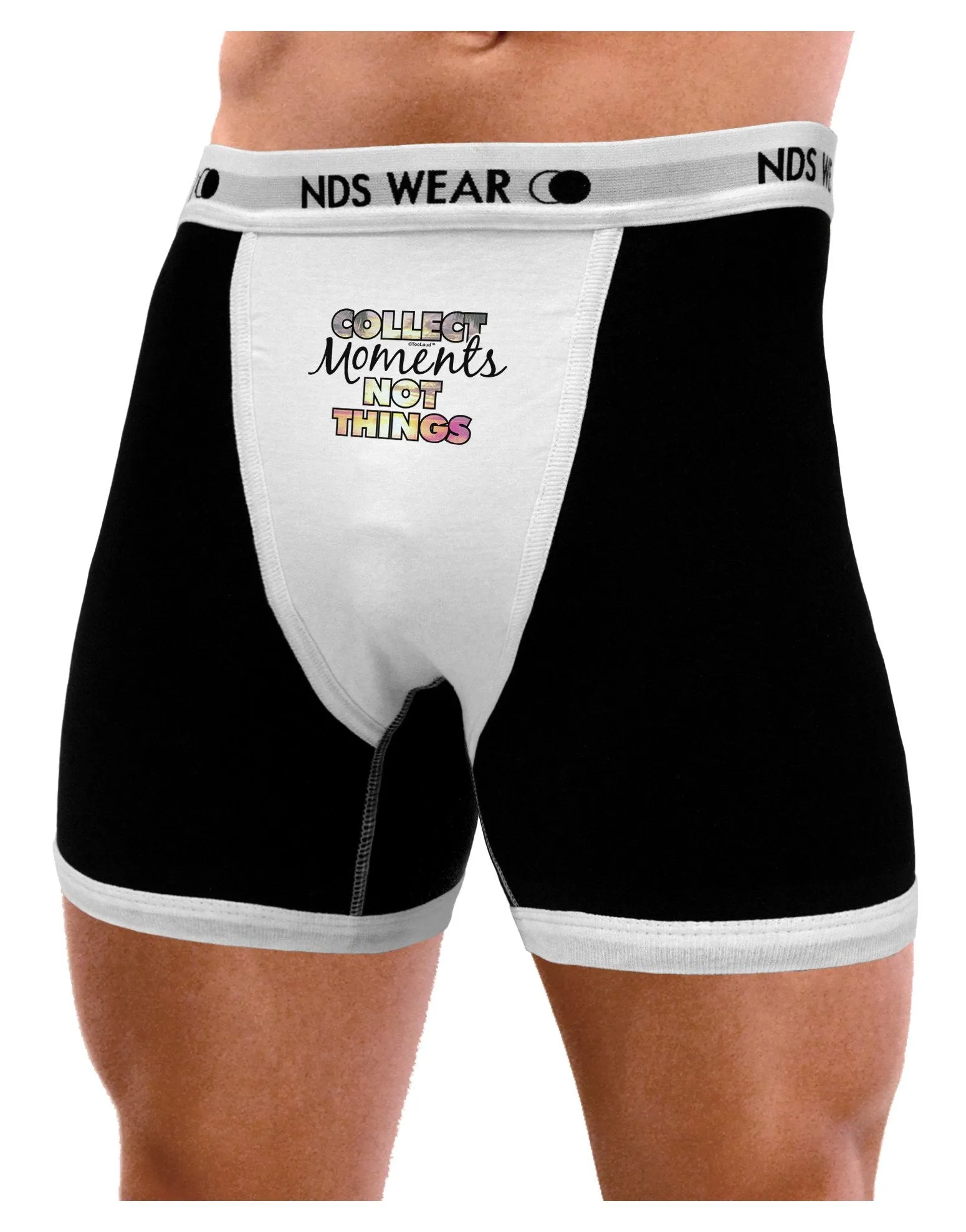 Collect Moments Not Things Mens Boxer Brief Underwear